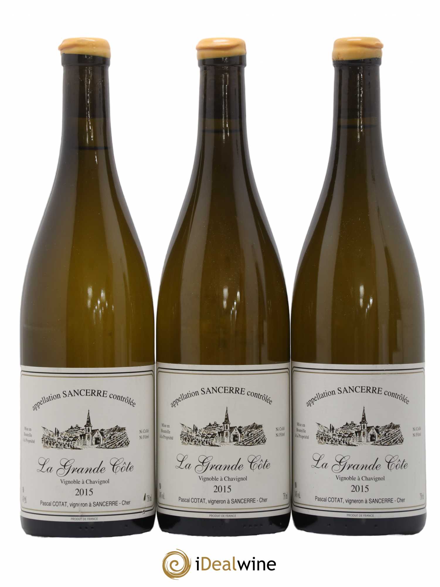 Sancerre La Grande Côte Pascal Cotat 2015 - Lot de 3 bouteilles - 0