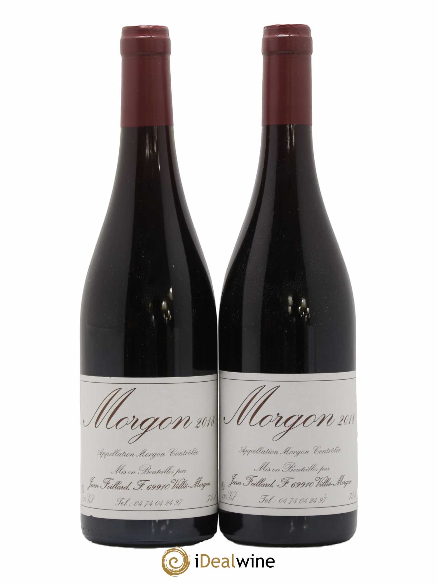 Morgon Jean Foillard 2018 - Lot de 2 bouteilles - 0