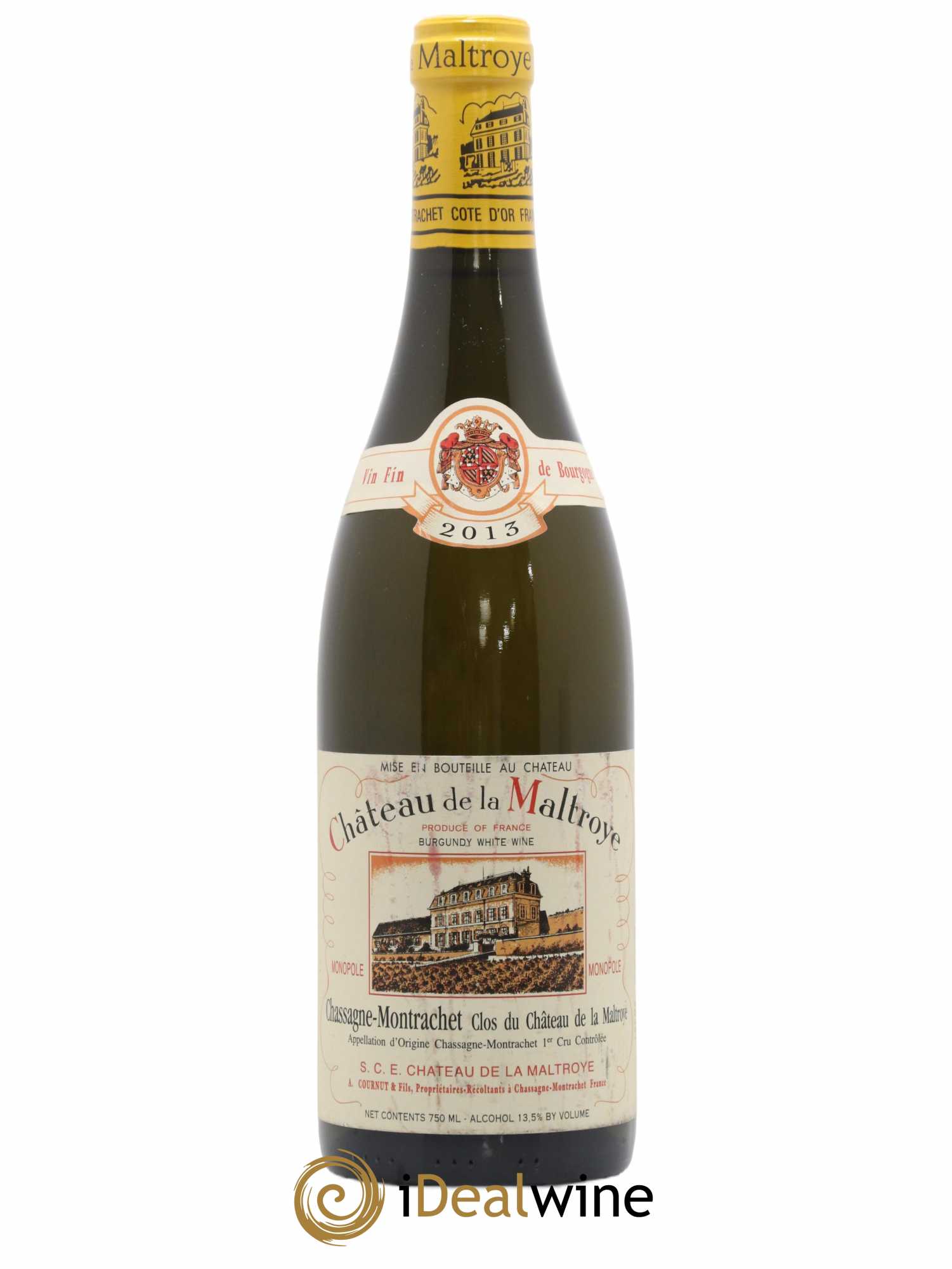 Chassagne-Montrachet 1er Cru Clos du Château de la Maltroye Monopole Château de la Maltroye 2013 - Lot de 1 bouteille - 0
