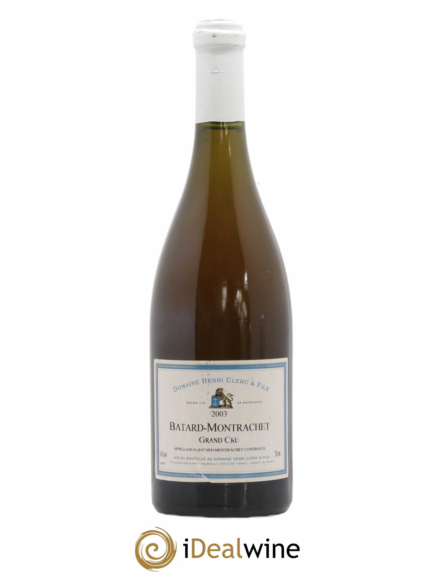 Bâtard-Montrachet Grand Cru Henri Clerc 2003 - Lot de 1 bouteille - 0