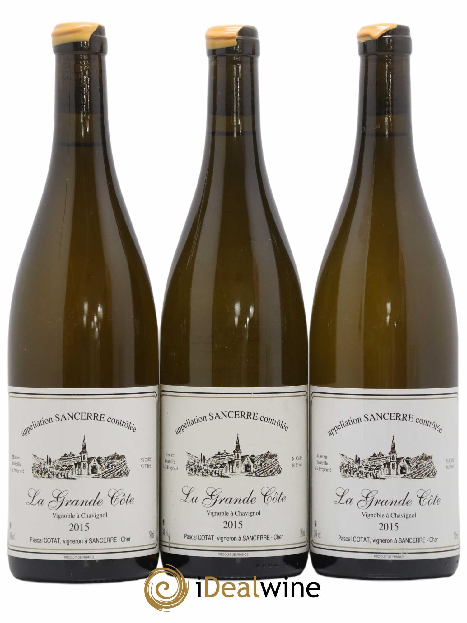 Sancerre La Grande Côte Pascal Cotat 2015 - Lot de 3 bouteilles - 0
