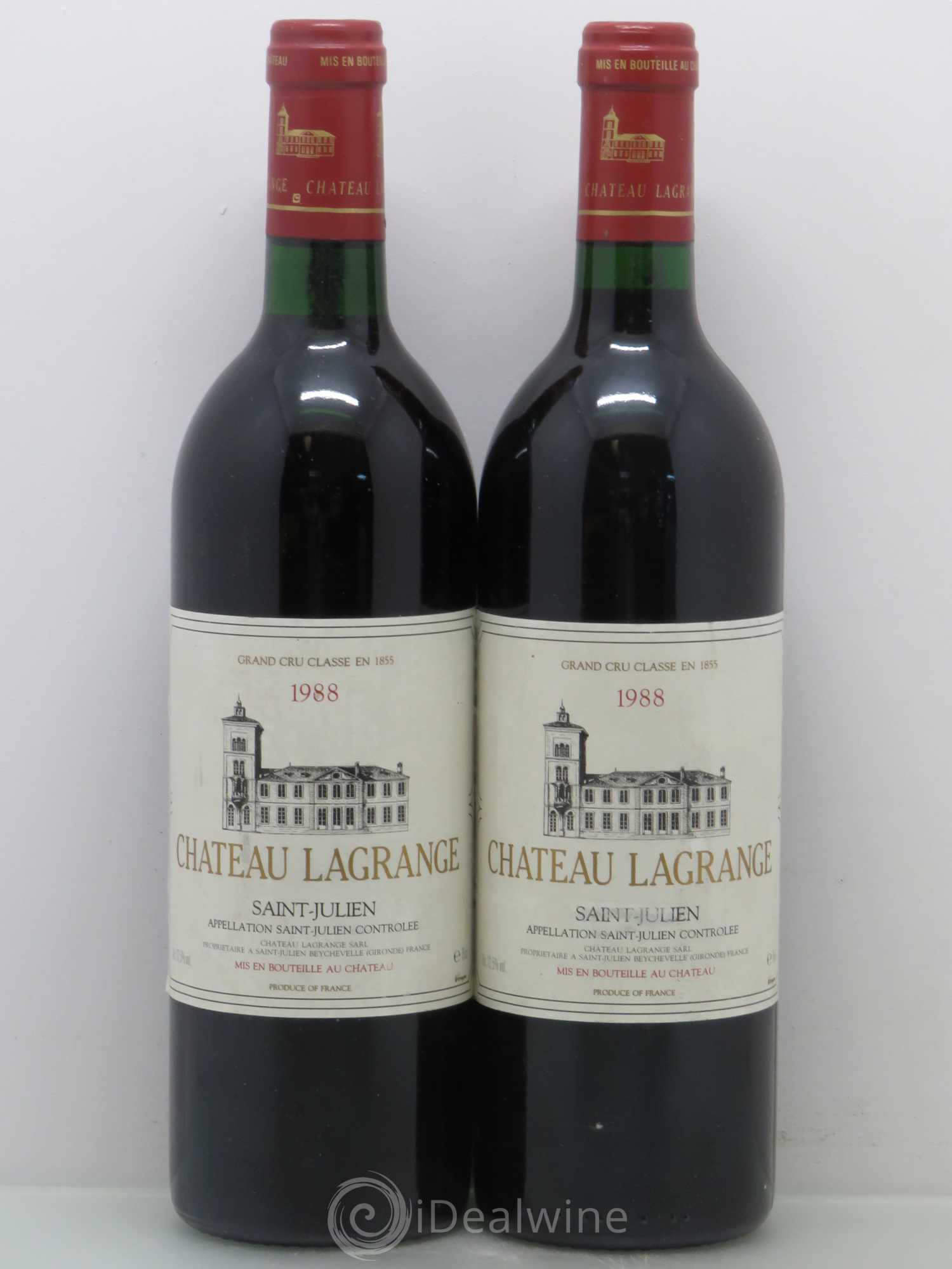 Château Lagrange 3ème Grand Cru Classé 1988 - Lot de 2 bouteilles - 0