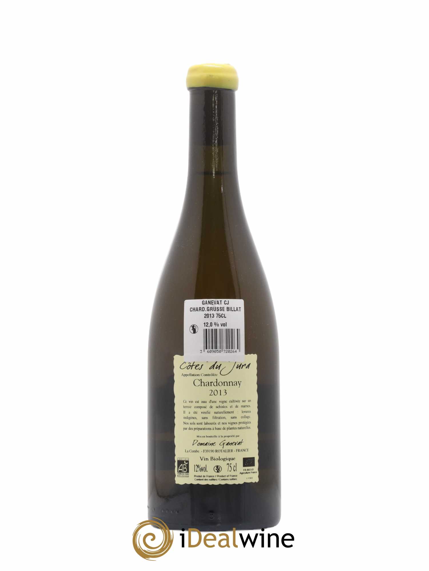 Côtes du Jura Grusse en Billat Jean-François Ganevat (Domaine) 2013 - Lot de 1 bouteille - 1