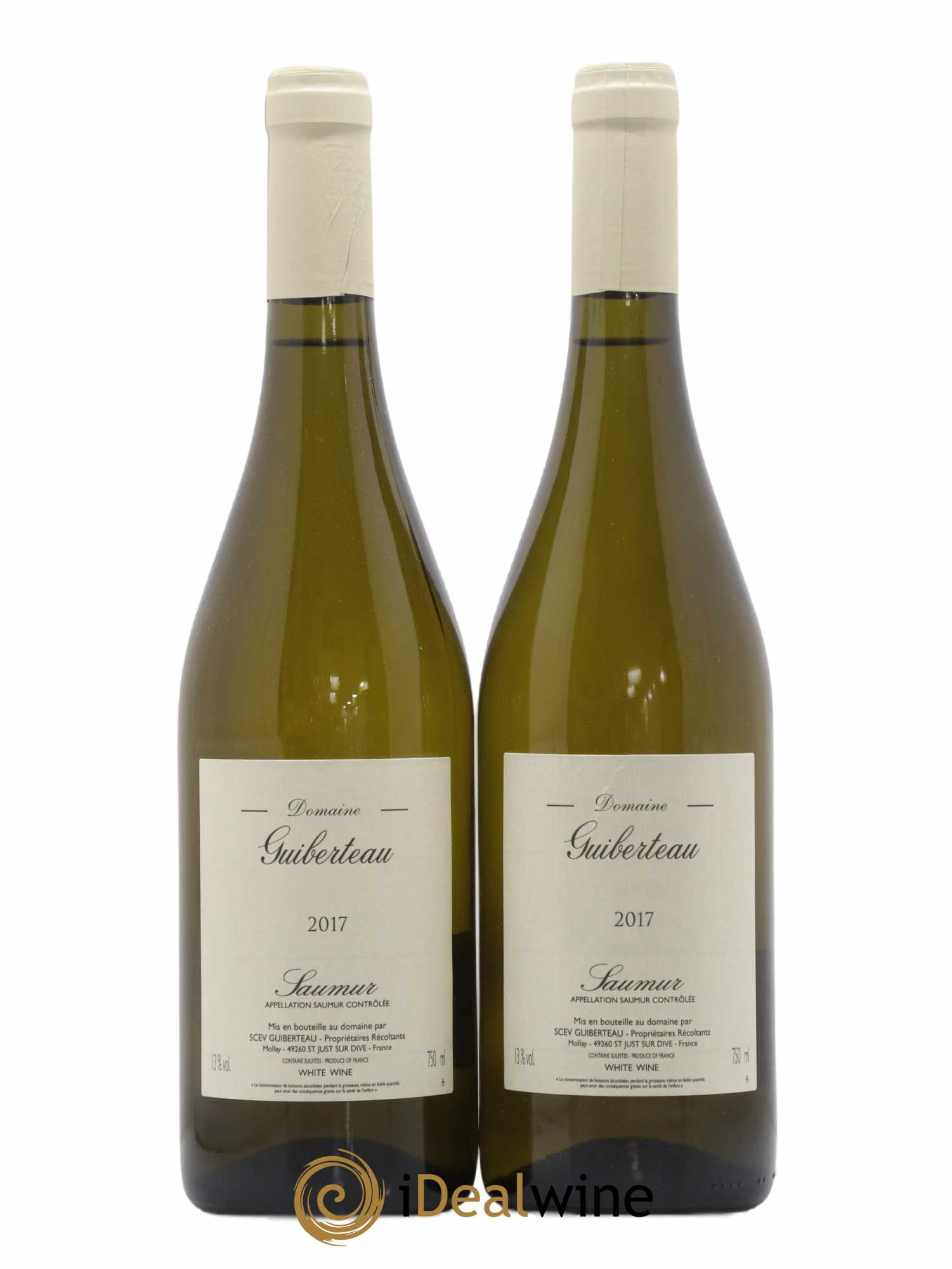 Saumur Domaine Guiberteau 2017 - Lot de 2 bouteilles - 0