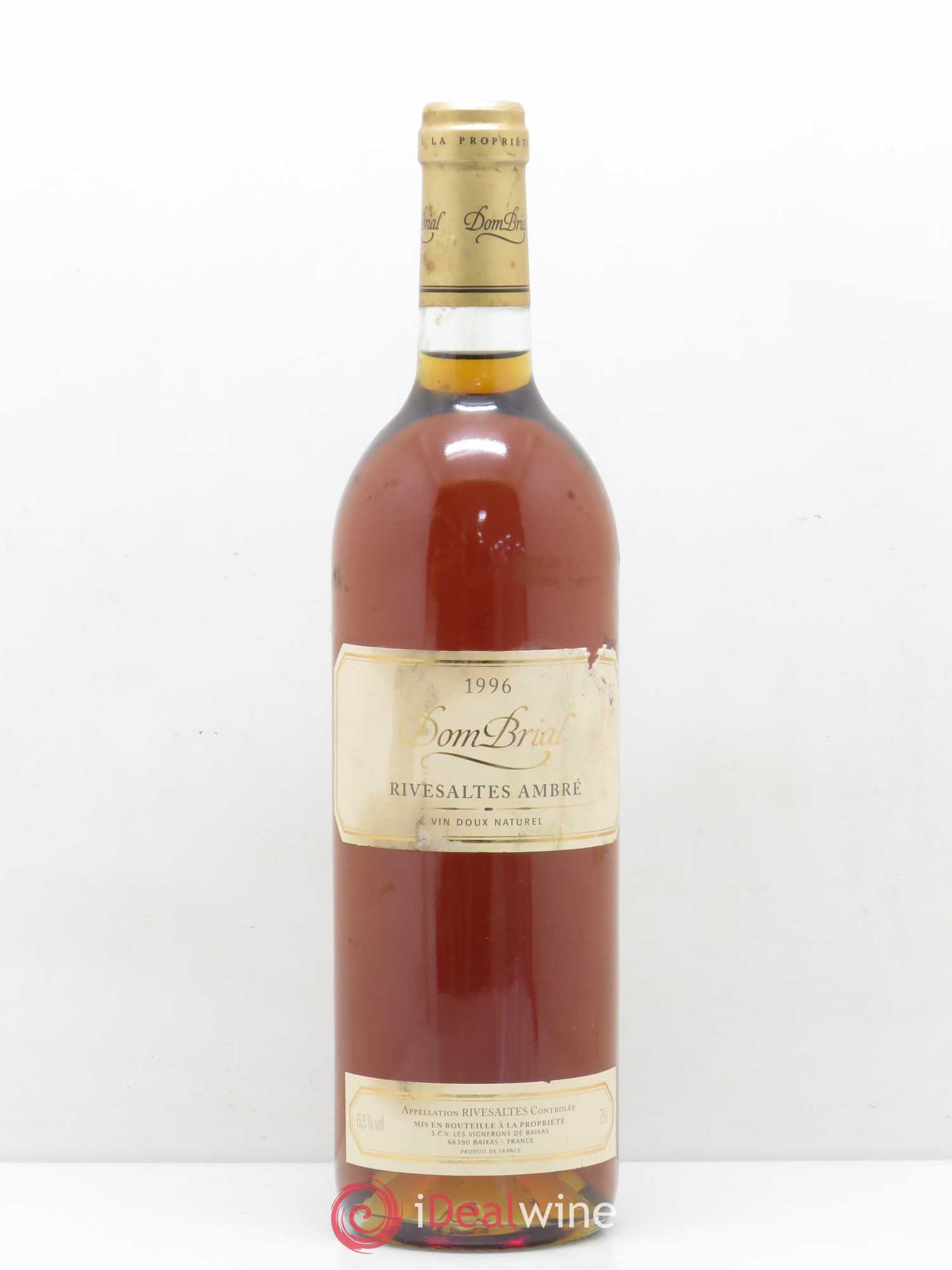 Rivesaltes Domaine Brial 1996 - Posten von 1 Flasche - 0