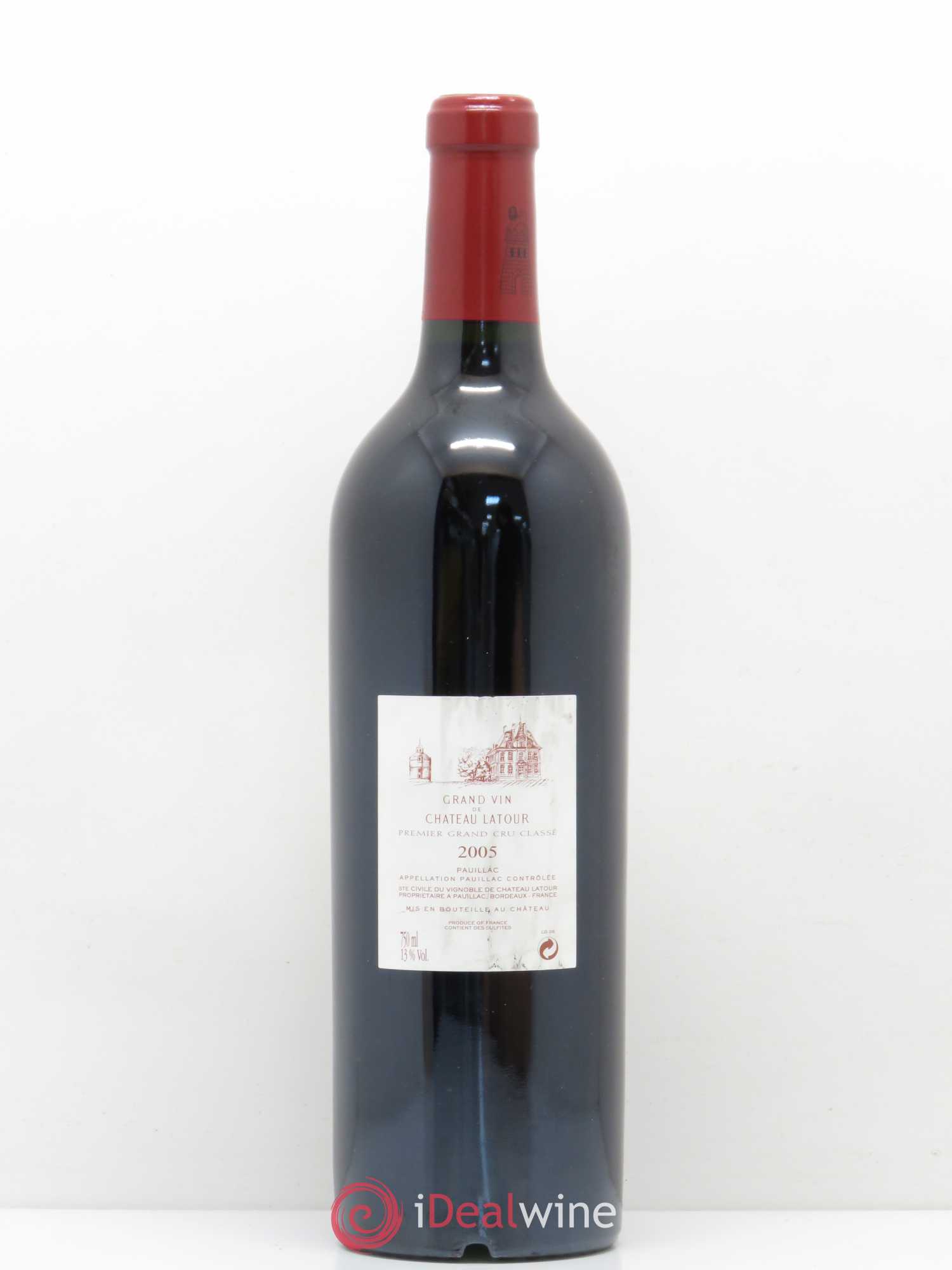 Château Latour 1er Grand Cru Classé 2005 - Lot de 1 bouteille - 1