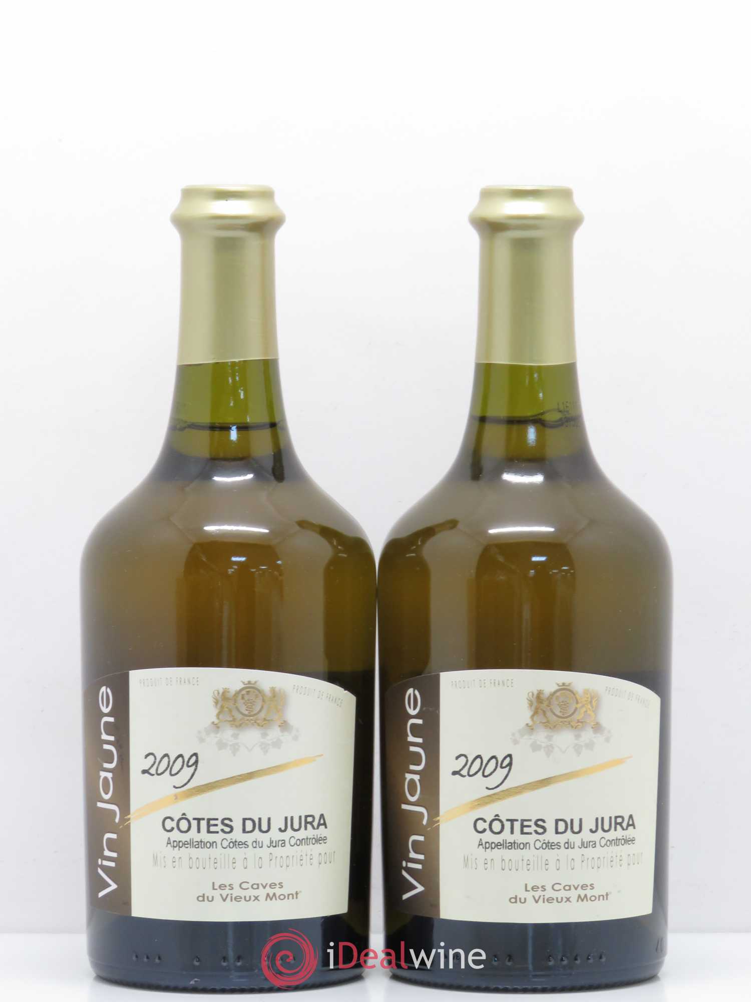 Côtes du Jura Vin Jaune Les Caves du Vieux Mont 2009 - Lot de 2 bouteilles - 0