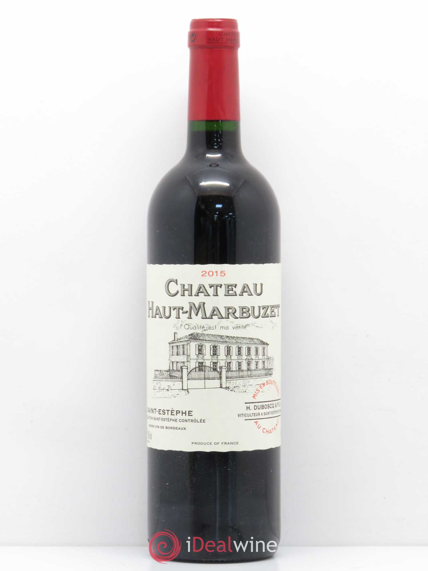 Château Haut Marbuzet 2015 - Lot de 1 bouteille - 0