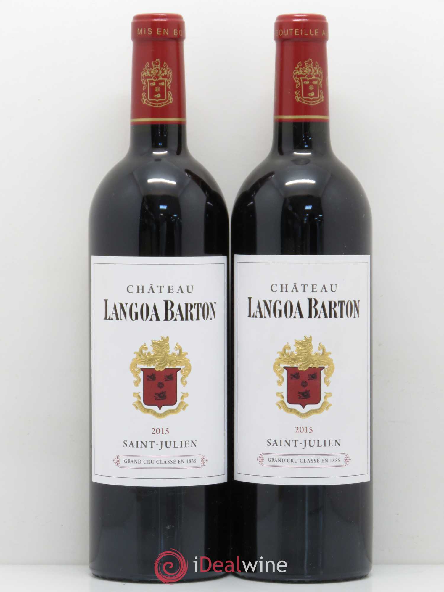 Château Langoa Barton 3ème Grand Cru Classé 2015 - Lot de 2 bouteilles - 0