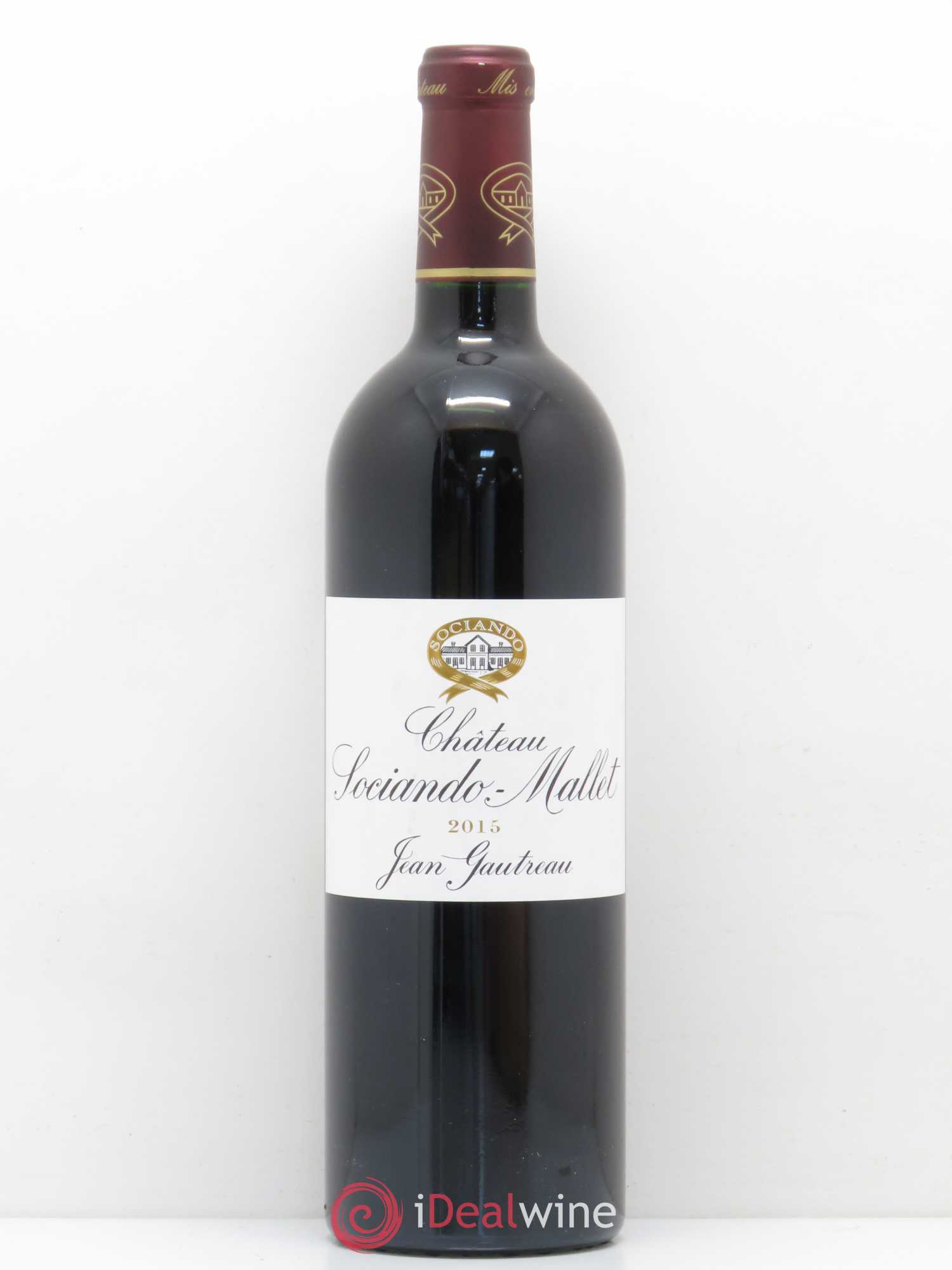 Château Sociando Mallet 2015 - Lot de 1 bouteille - 0