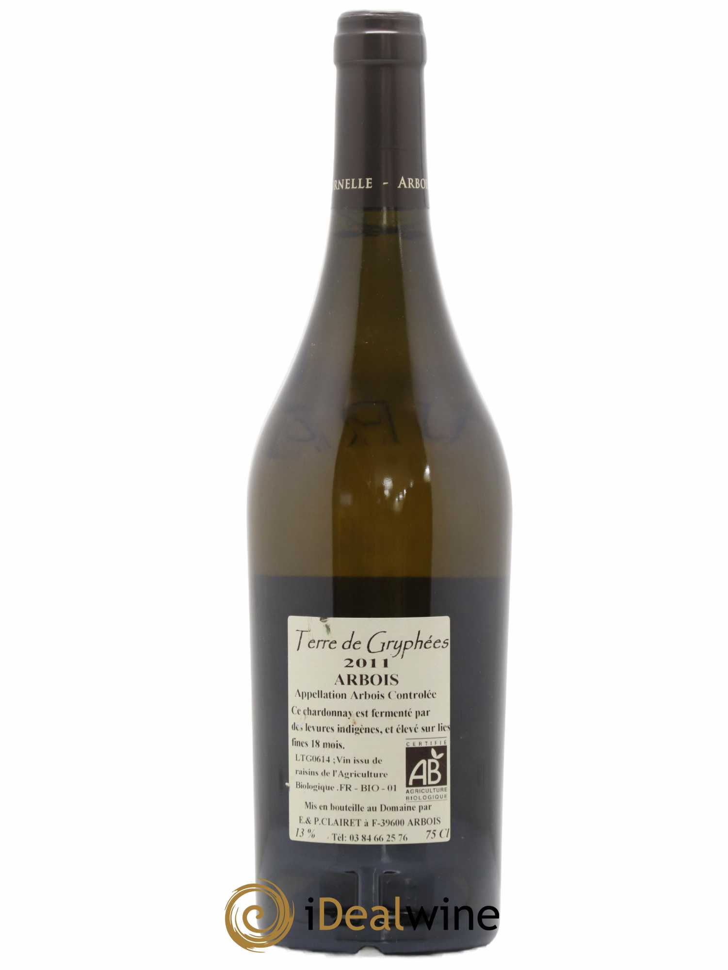 Arbois Terre De Gryphées Domaine de la Tournelle 2011 - Lot de 1 bouteille - 1