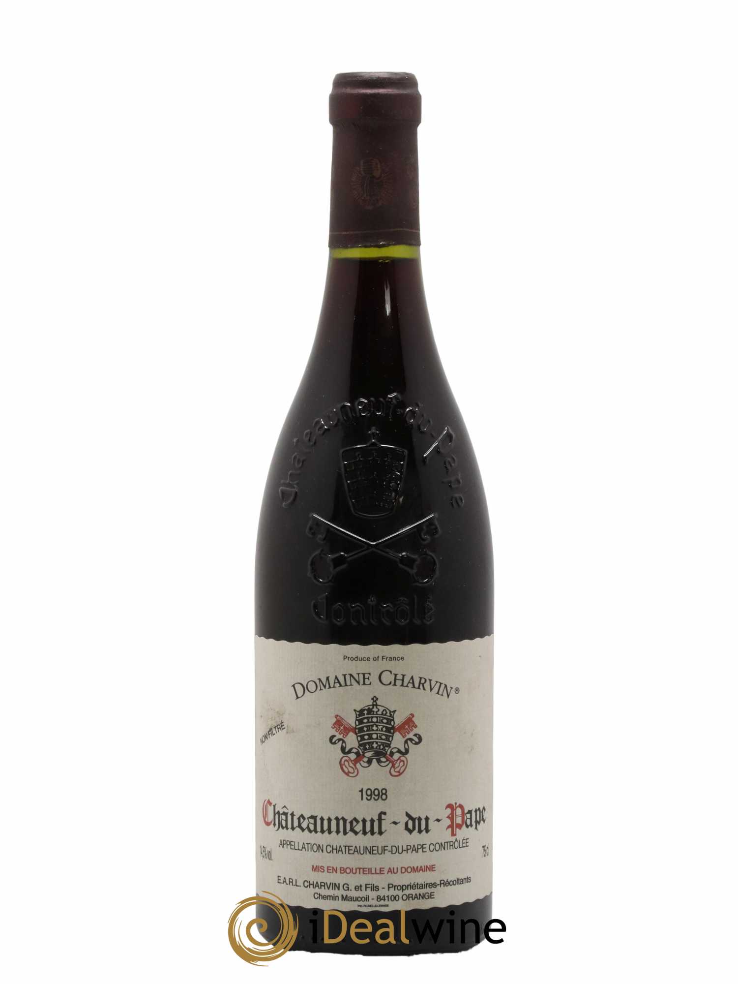 Châteauneuf-du-Pape Charvin (Domaine) 1998 - Lot de 1 bouteille - 0
