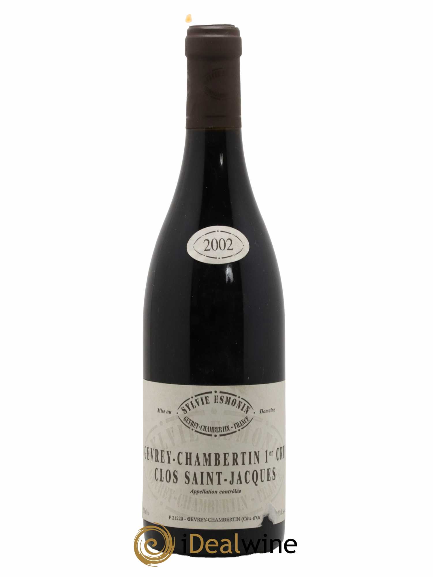 Gevrey-Chambertin 1er Cru Clos Saint Jacques Sylvie Esmonin 2002 - Lot de 1 bouteille - 0