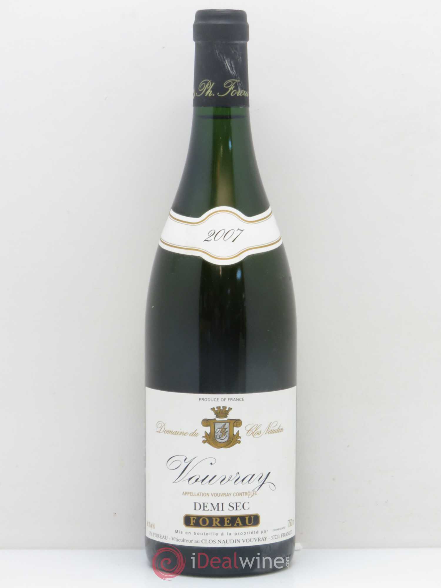 Vouvray Sec Clos Naudin - Philippe Foreau 2007 - Lot de 1 bouteille - 0