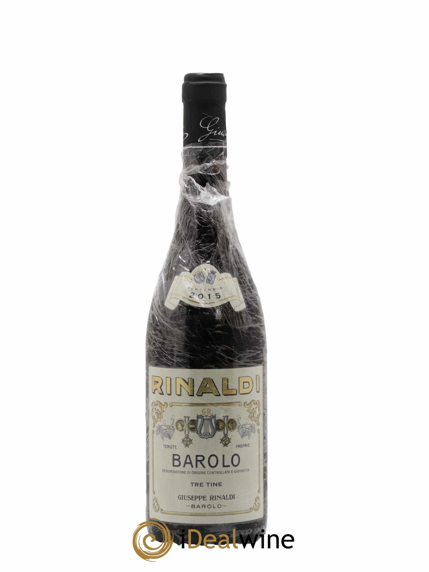Barolo DOCG Tre Tine Giuseppe Rinaldi 2015 - Lot de 1 bouteille - 0