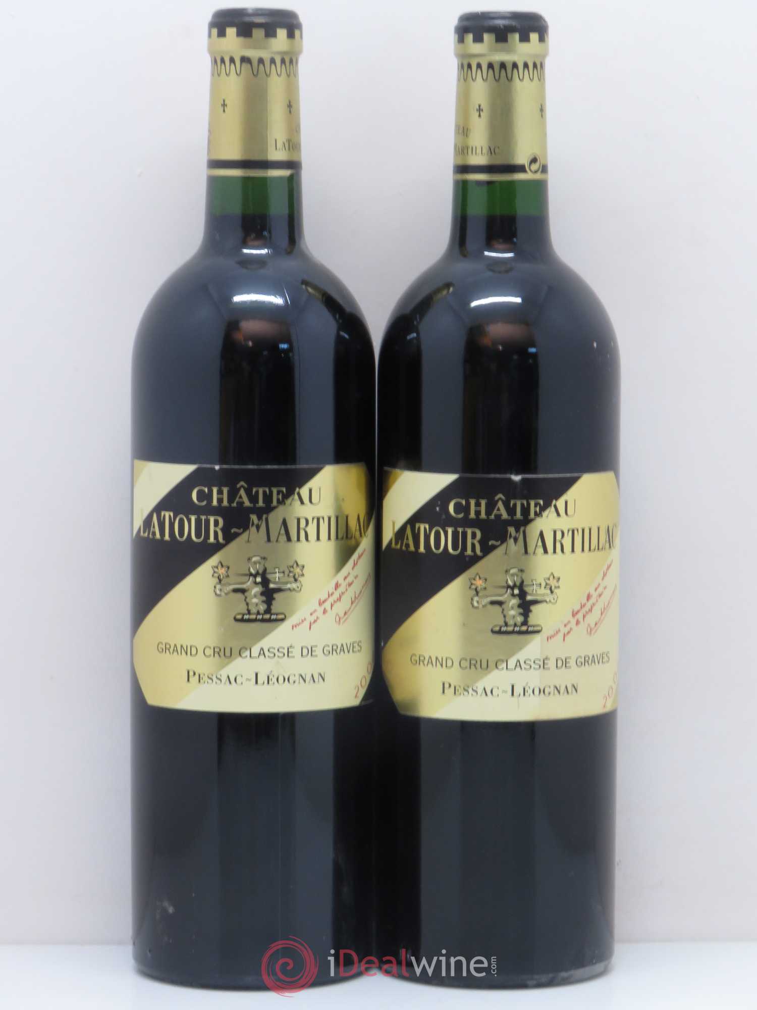 Château Latour-Martillac Cru Classé de Graves 2008 - Lot de 2 bouteilles - 0