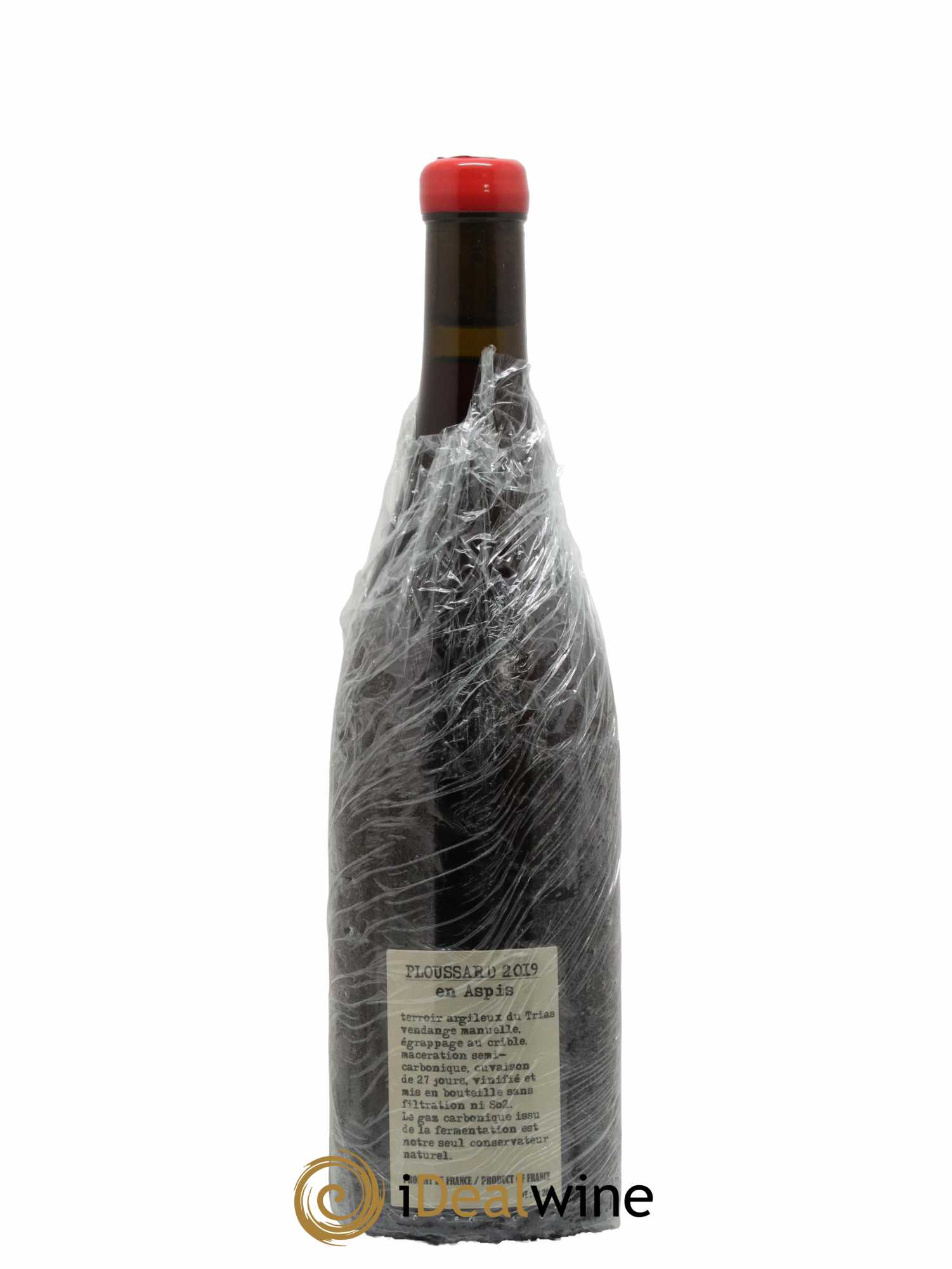 Arbois-Pupillin Ploussard En Aspis Adeline Houillon & Renaud Bruyère 2019 - Lot de 1 bouteille - 1
