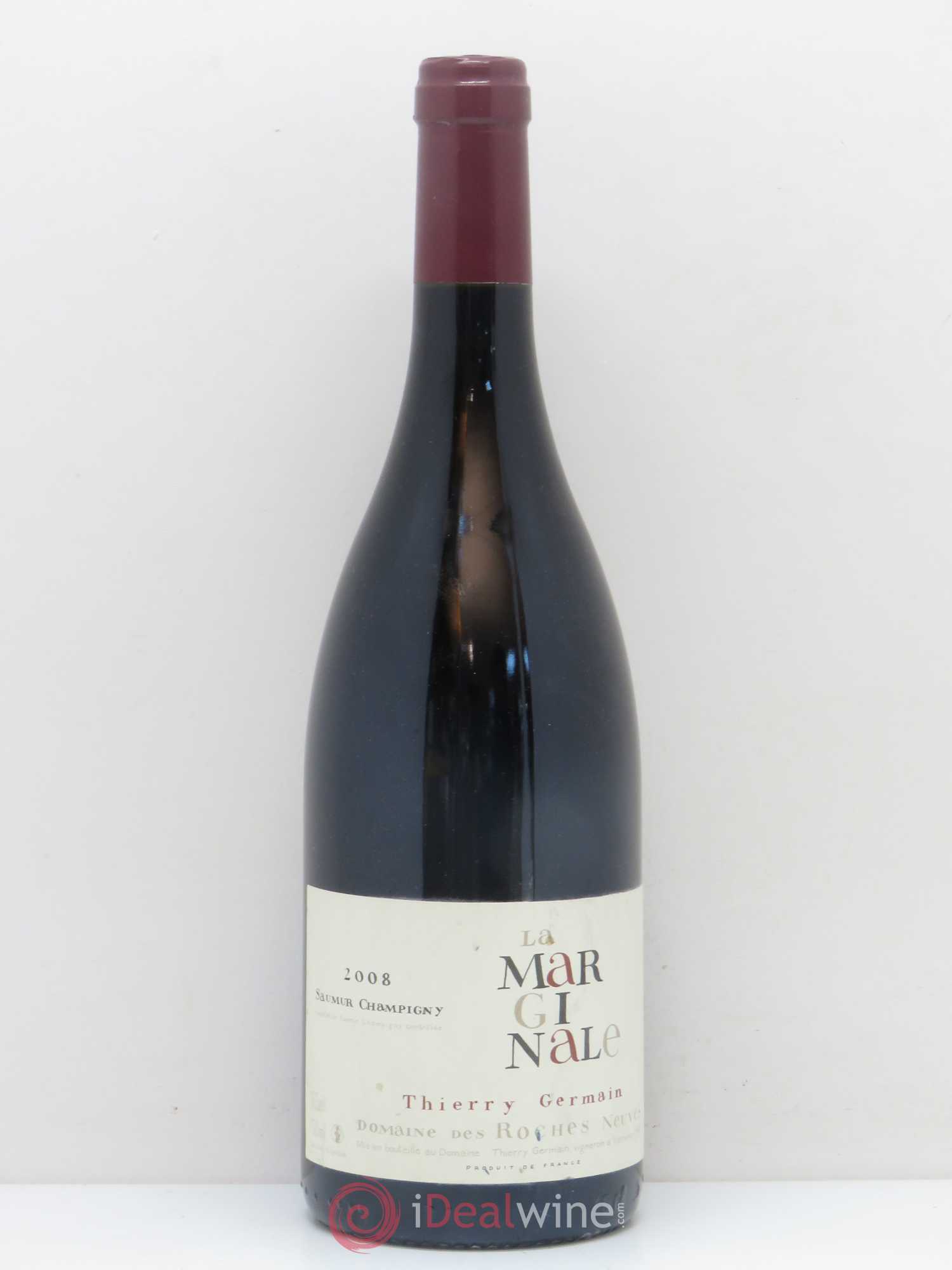 Saumur-Champigny La Marginale Domaine des Roches Neuves - Thierry Germain 2008 - Lot de 1 bouteille - 0