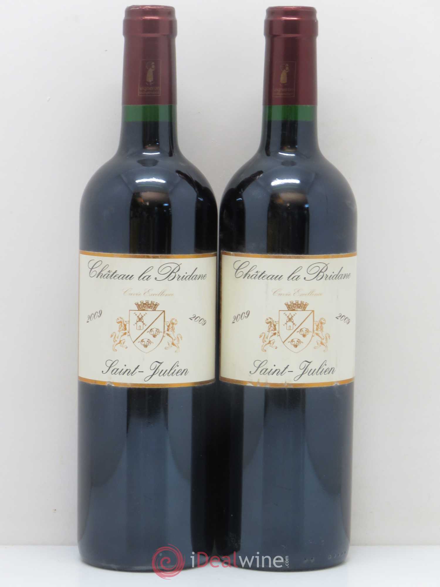 Château la Bridane Cru Bourgeois 2009 - Lot de 2 bouteilles - 0