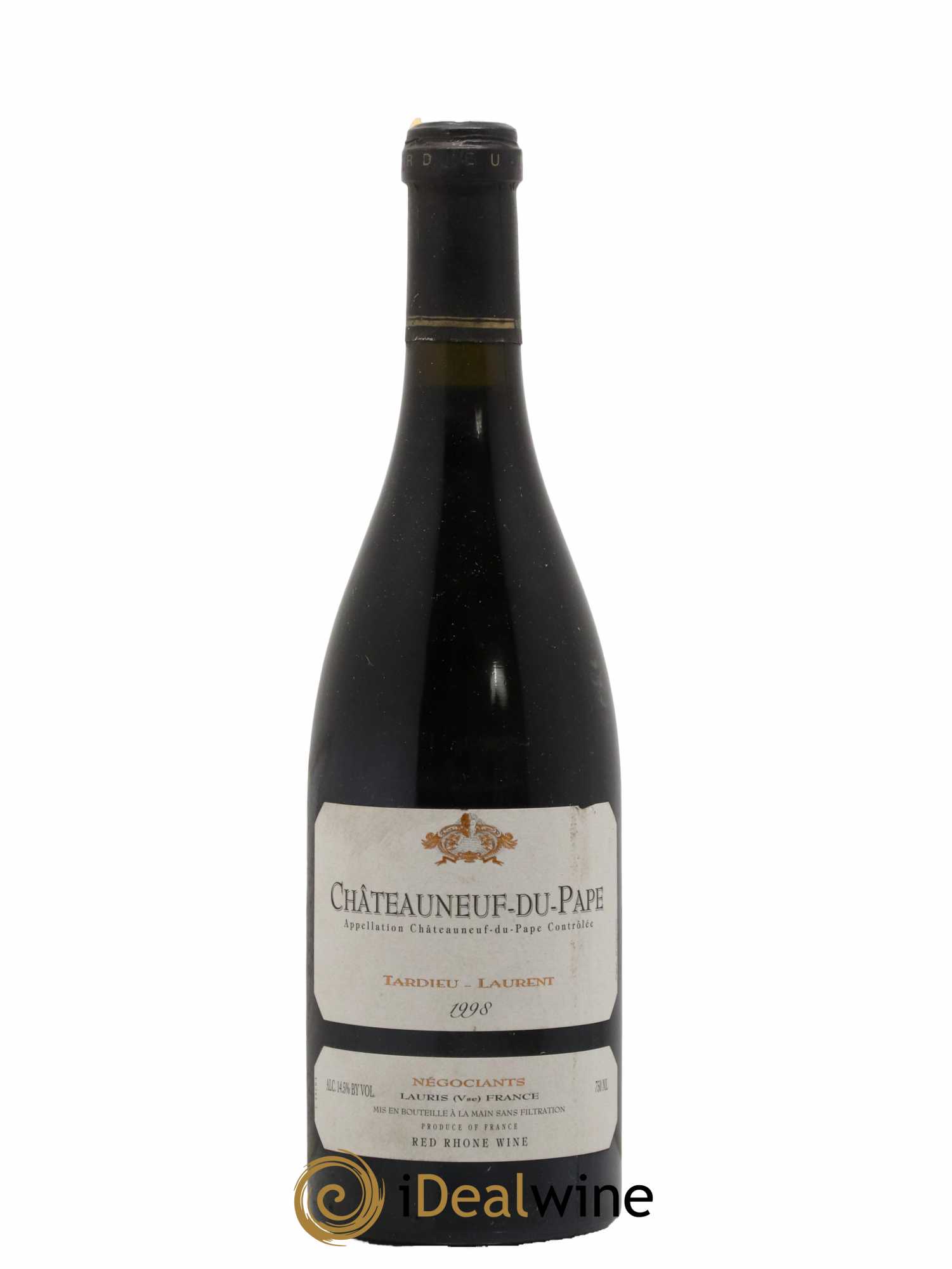 Châteauneuf-du-Pape Domaine Tardieu-Laurent Famille Tardieu 1998 - Lot de 1 bouteille - 0