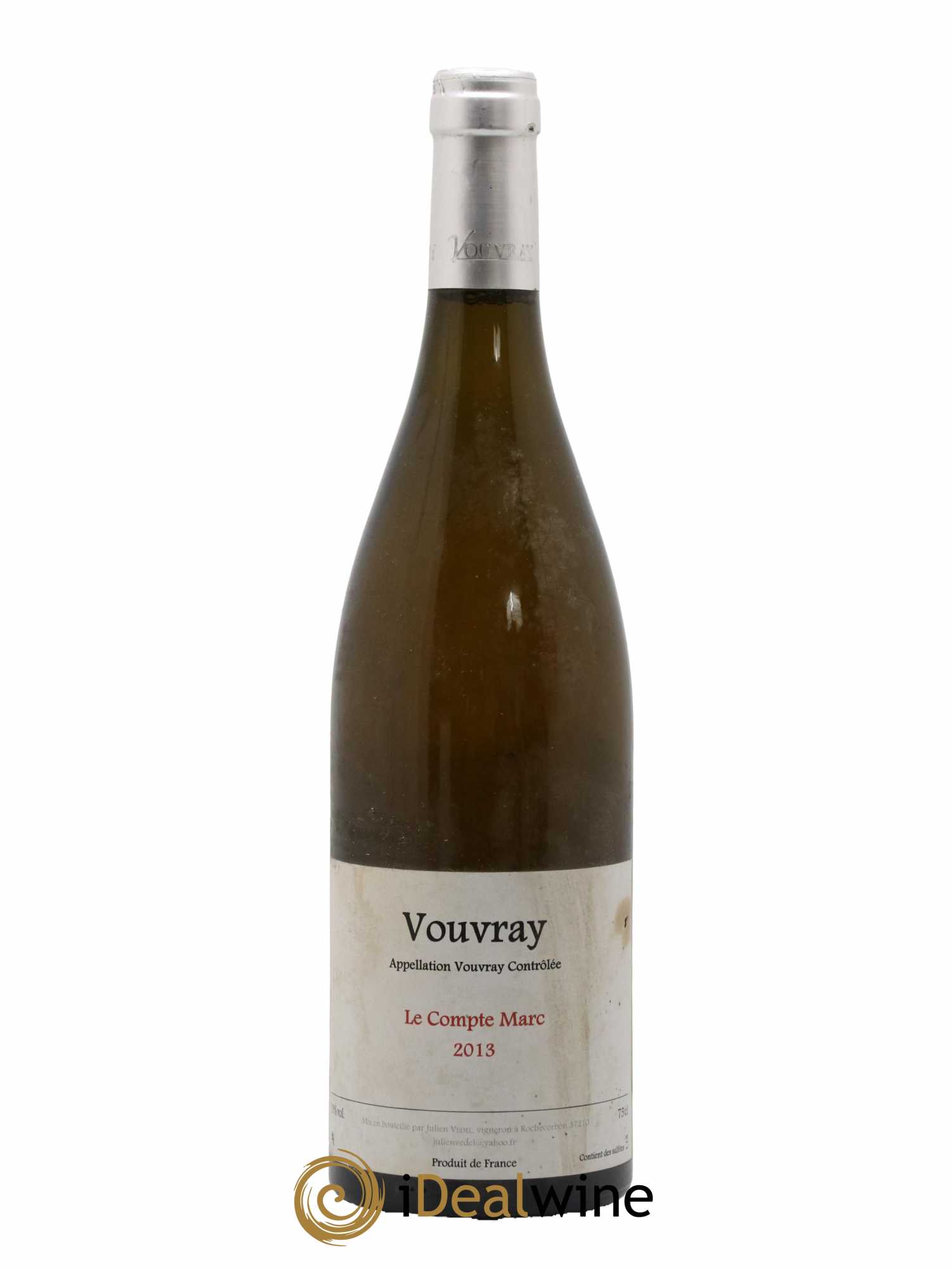Vouvray Le Compte Marc Julien Vedel 2013 - Lot de 1 bouteille - 0