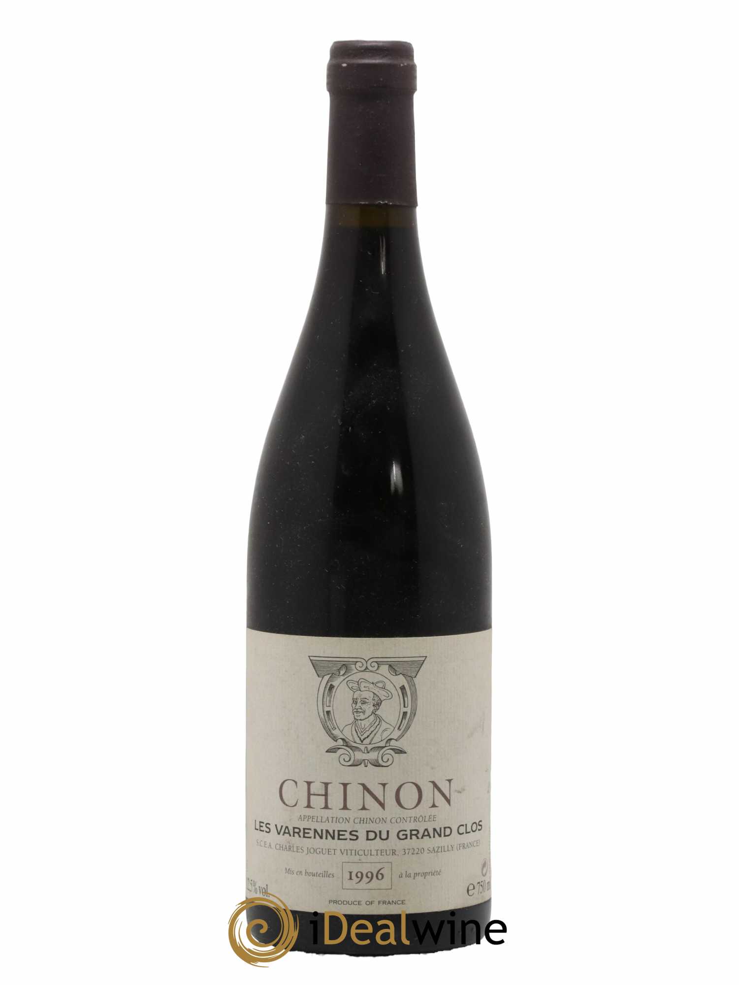 Chinon Les Varennes du Grand Clos Charles Joguet 1996 - Lot de 1 bouteille - 0