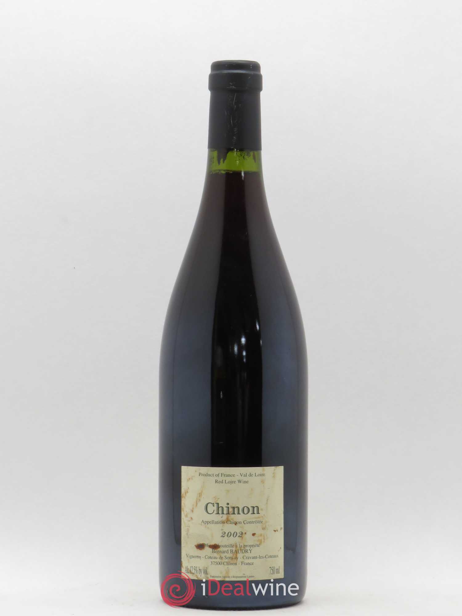 Chinon Franc de Pied Bernard Baudry 2002 - Lot de 1 bouteille - 1