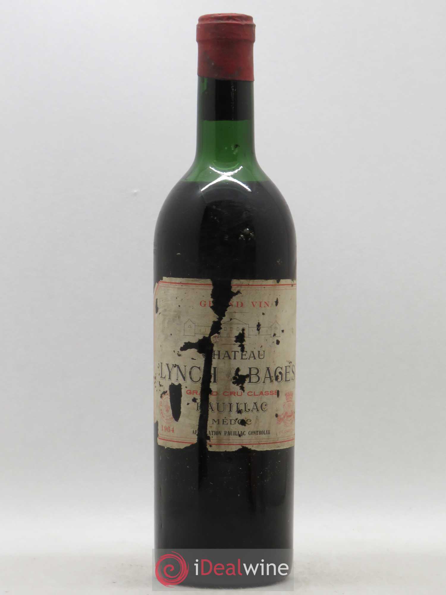 Château Lynch Bages 5ème Grand Cru Classé 1964 - Lot de 1 bouteille - 0