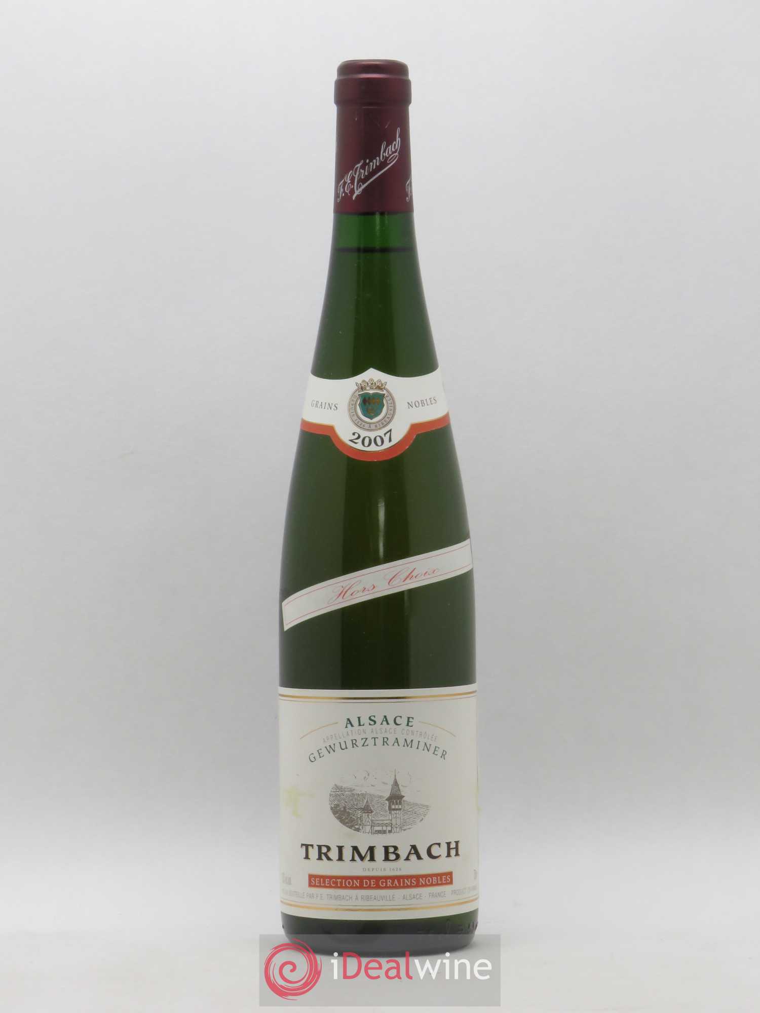 Alsace Gewurztraminer Sélection de Grains Nobles Trimbach (Domaine) Hors Choix 2007 - Lotto di 1 bottiglia - 0