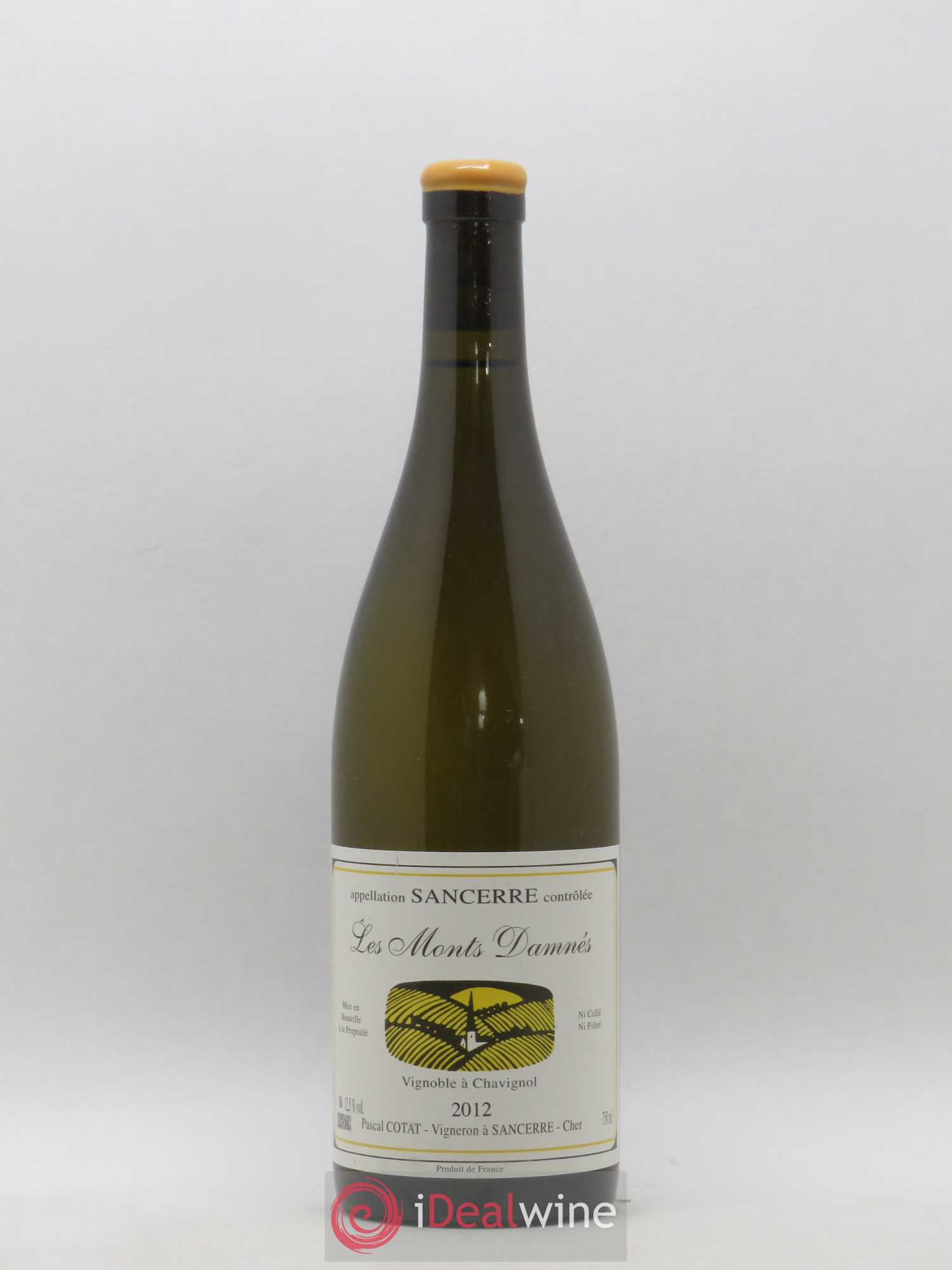 Sancerre Les Monts Damnés Pascal Cotat 2012 - Lot de 1 bouteille - 0