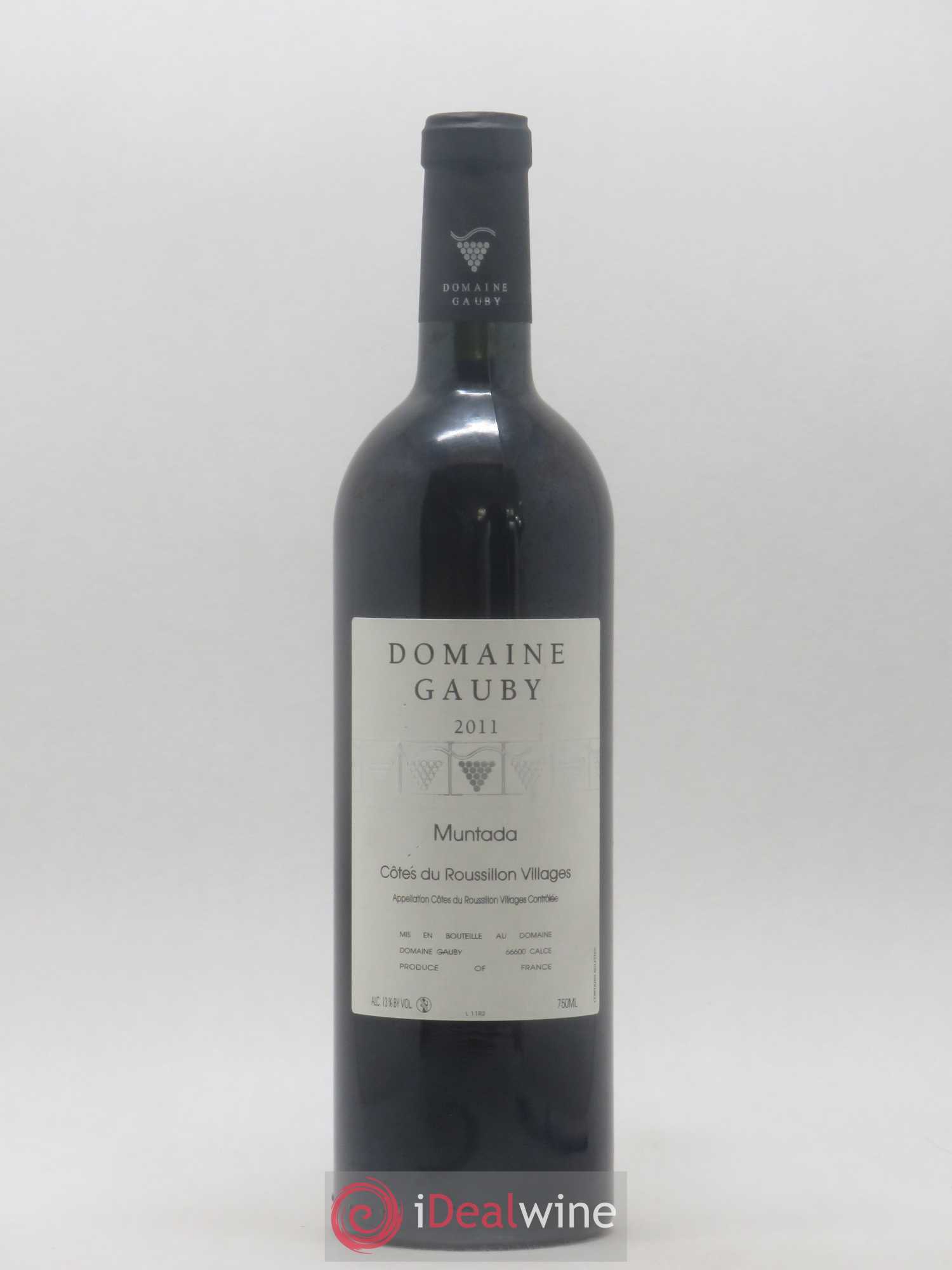 Côtes Catalanes (anciennement Côtes du Roussillon Villages) La Muntada Gauby (Domaine) 2011 - Lot de 1 bouteille - 0