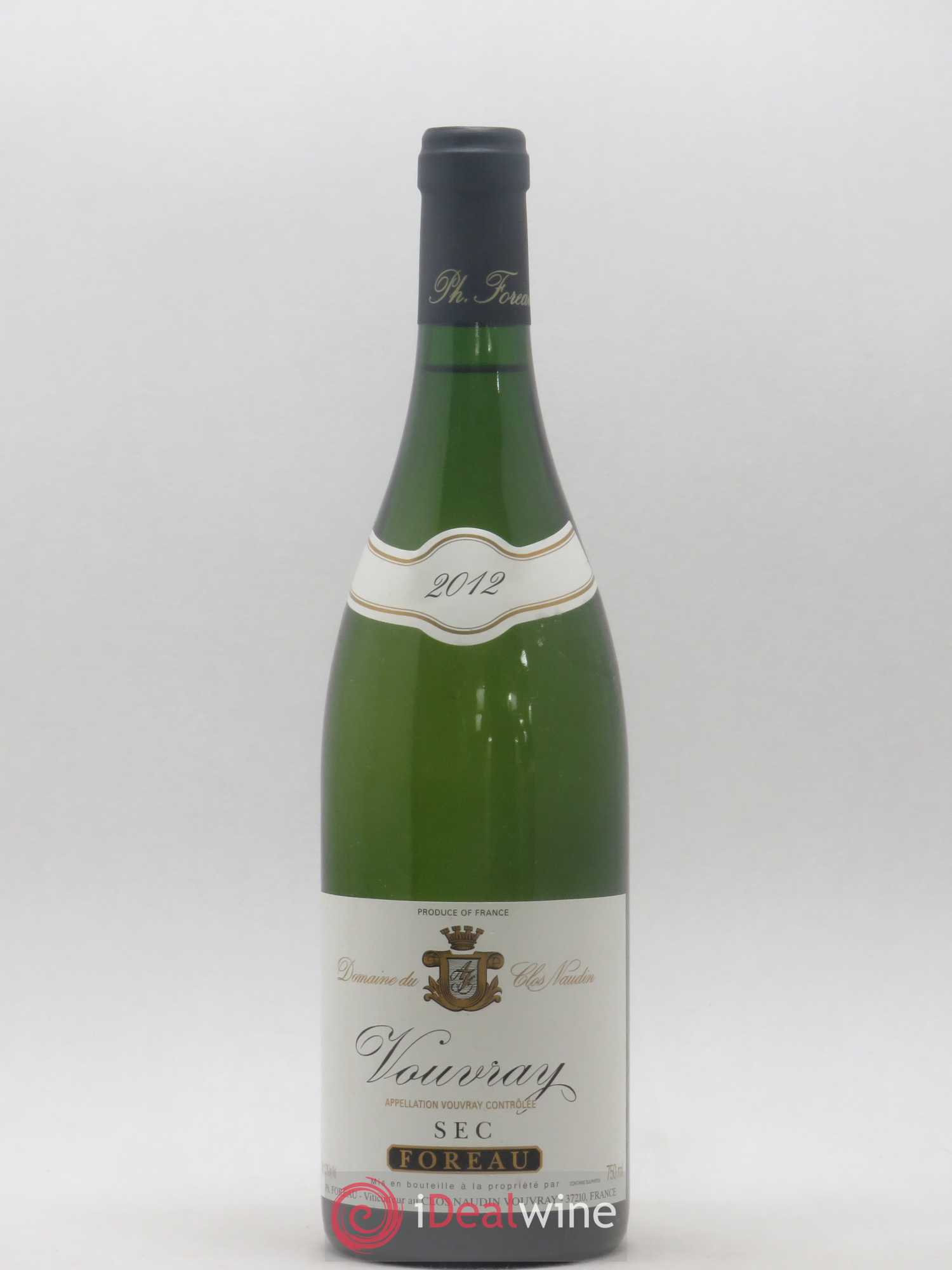 Vouvray Sec Clos Naudin - Philippe Foreau 2012 - Lot de 1 bouteille - 0