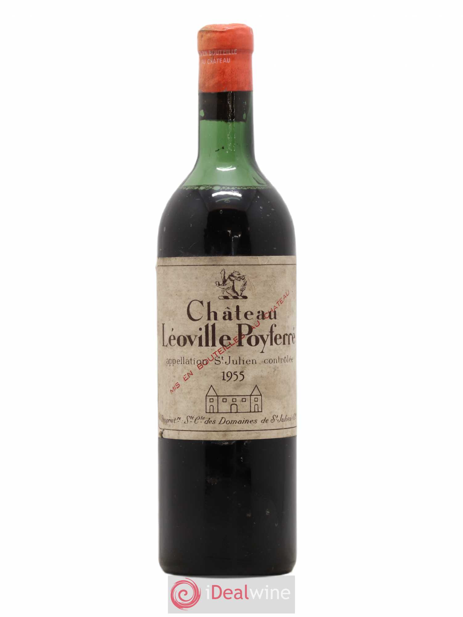 Château Léoville Poyferré 2ème Grand Cru Classé 1955 - Lot de 1 bouteille - 0