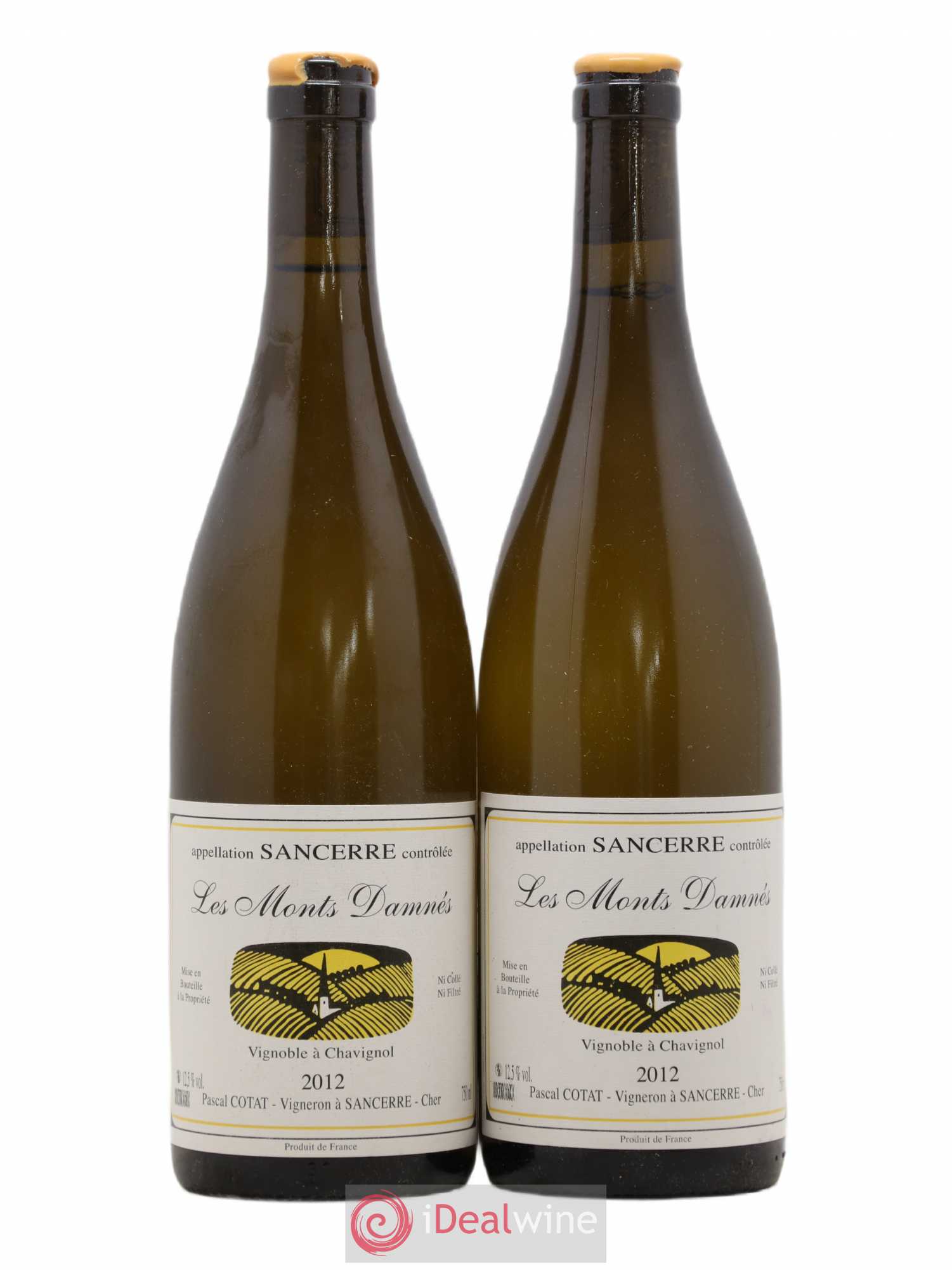 Sancerre Les Monts Damnés Pascal Cotat 2012 - Lot de 2 bouteilles - 0