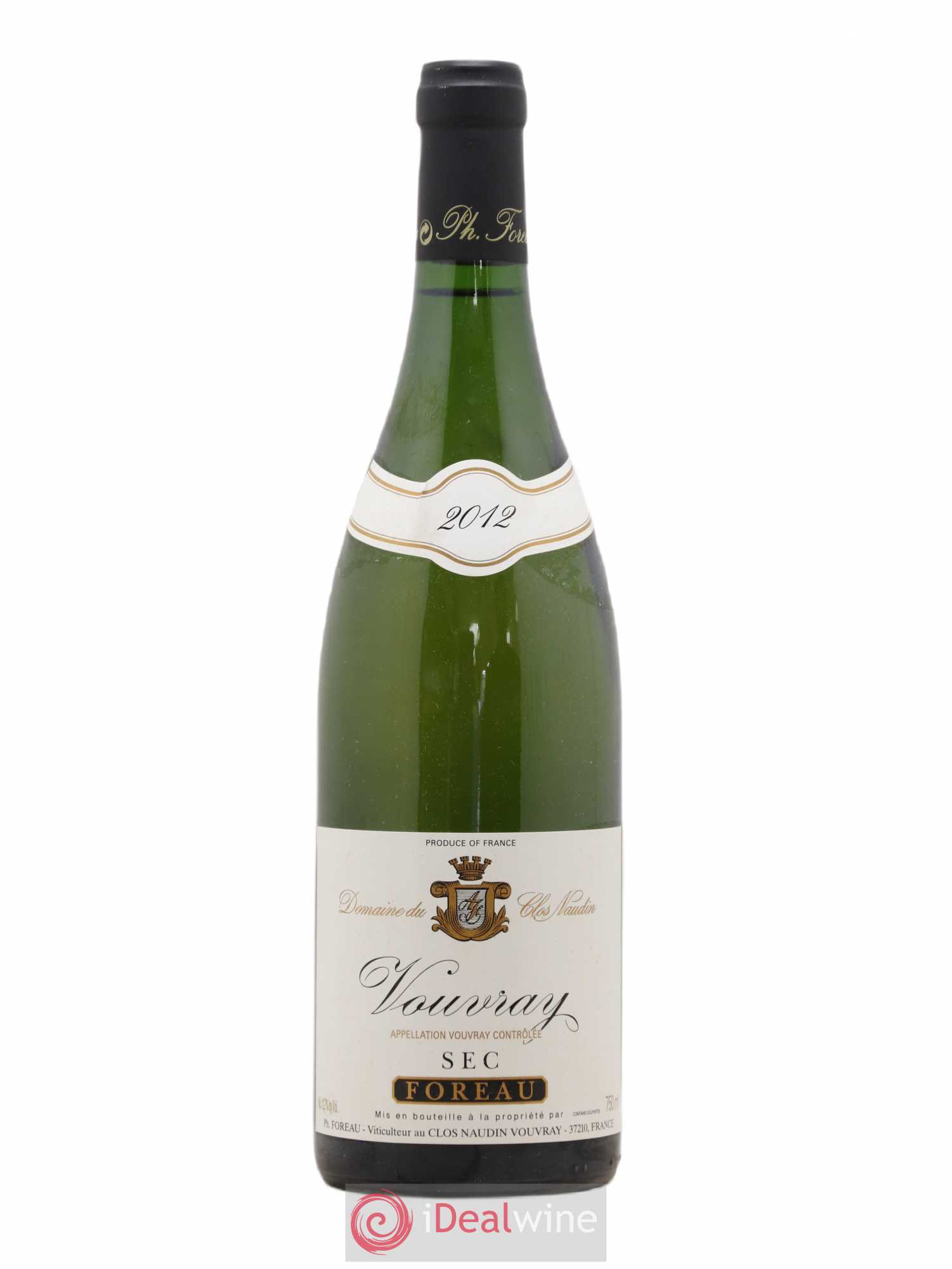 Vouvray Sec Clos Naudin - Philippe Foreau 2012 - Lot de 1 bouteille - 0