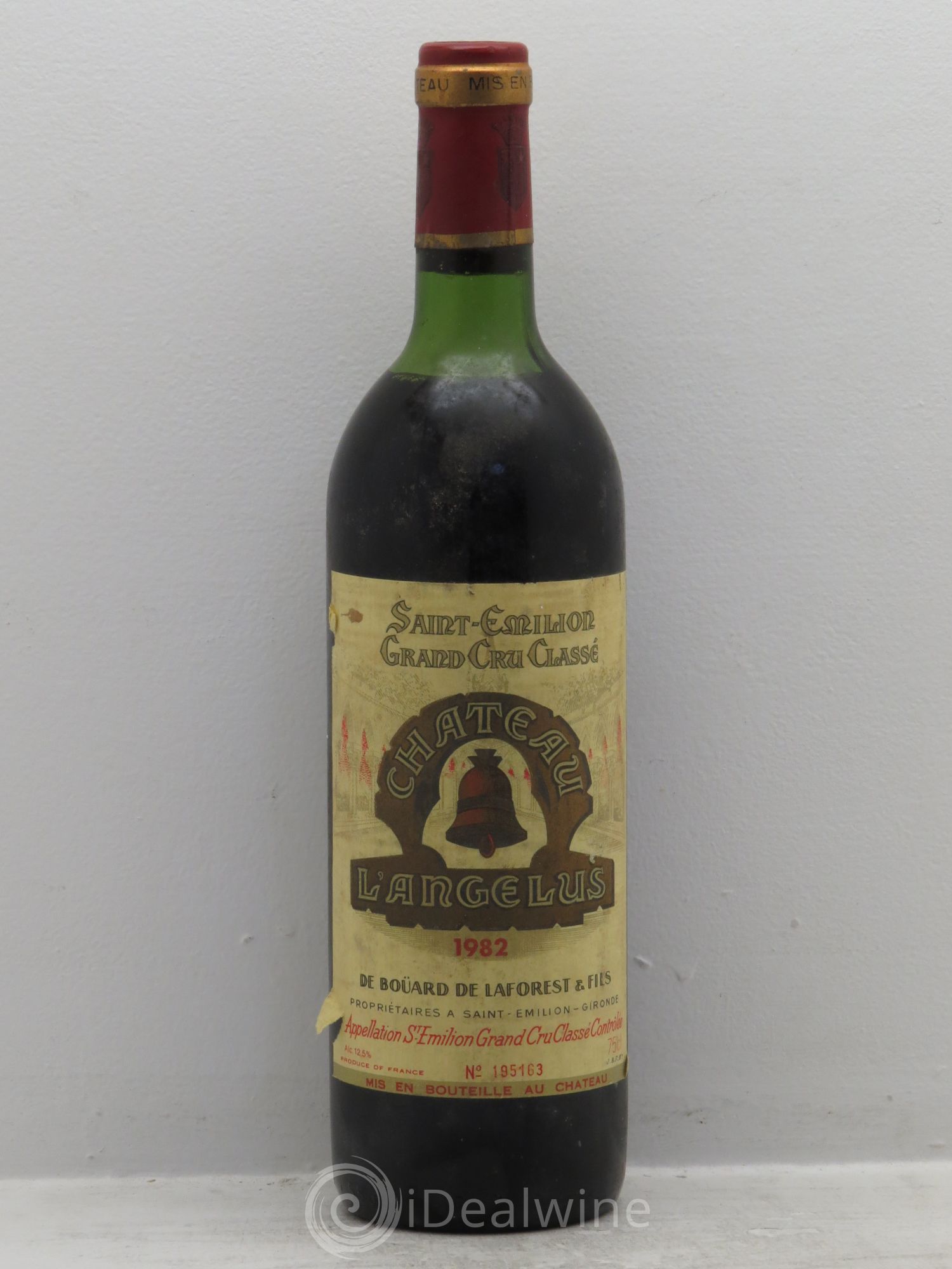 Château Angélus 1er Grand Cru Classé A 1982 - Lot de 1 bouteille - 0