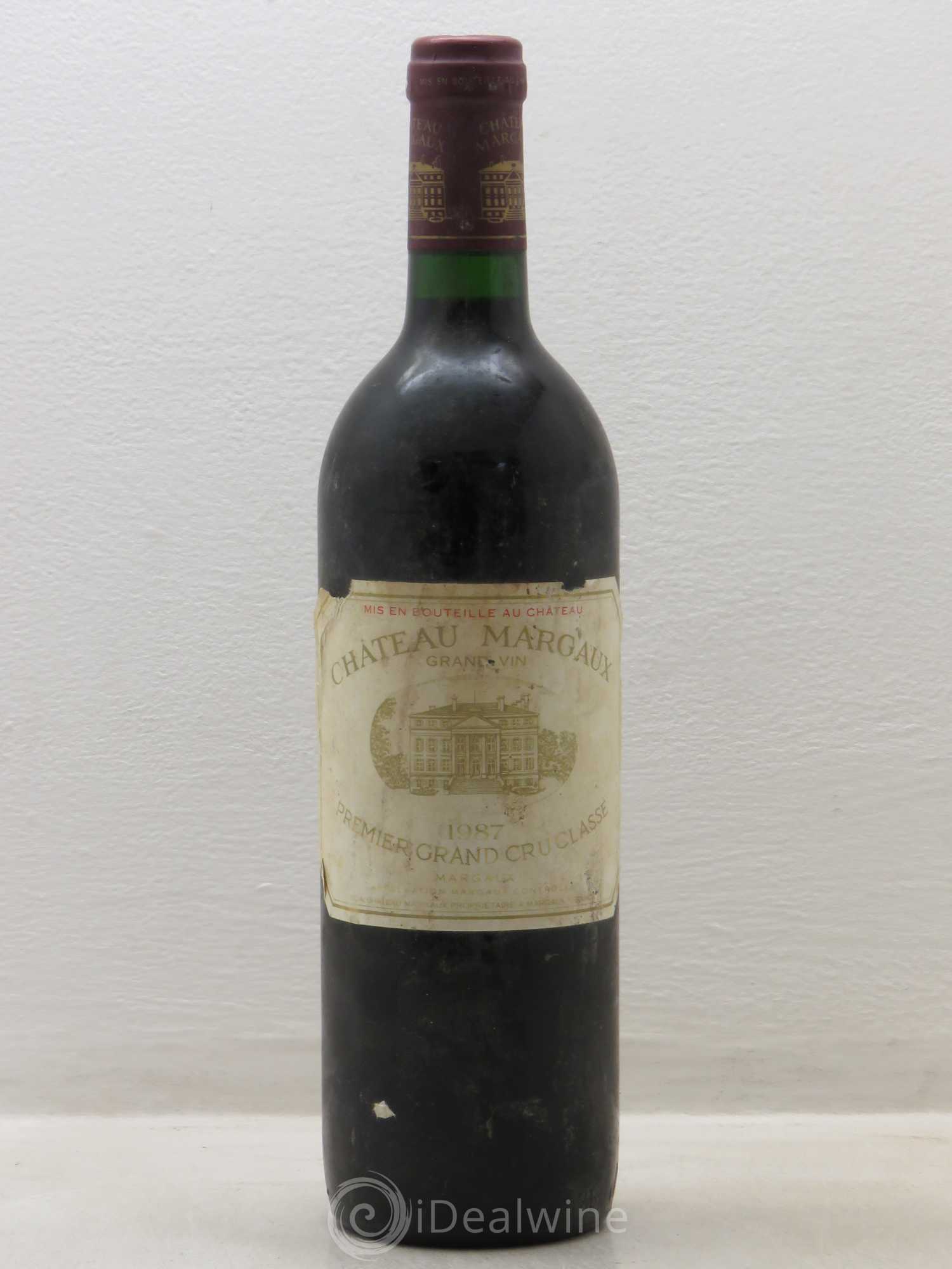 Château Margaux 1er Grand Cru Classé 1987 - Lot de 1 bouteille - 0