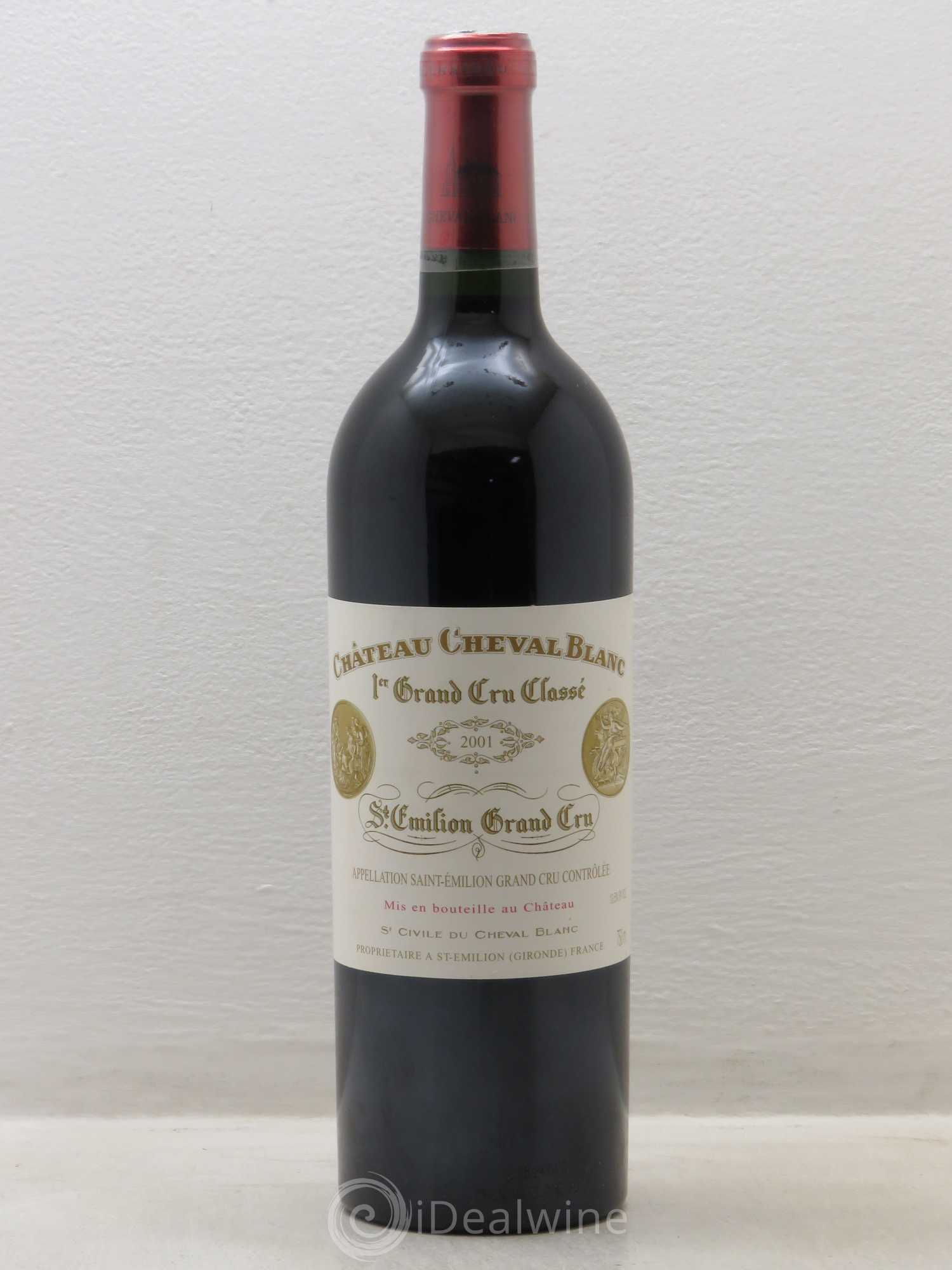 Château Cheval Blanc 1er Grand Cru Classé A 2001 - Lot de 1 bouteille - 0