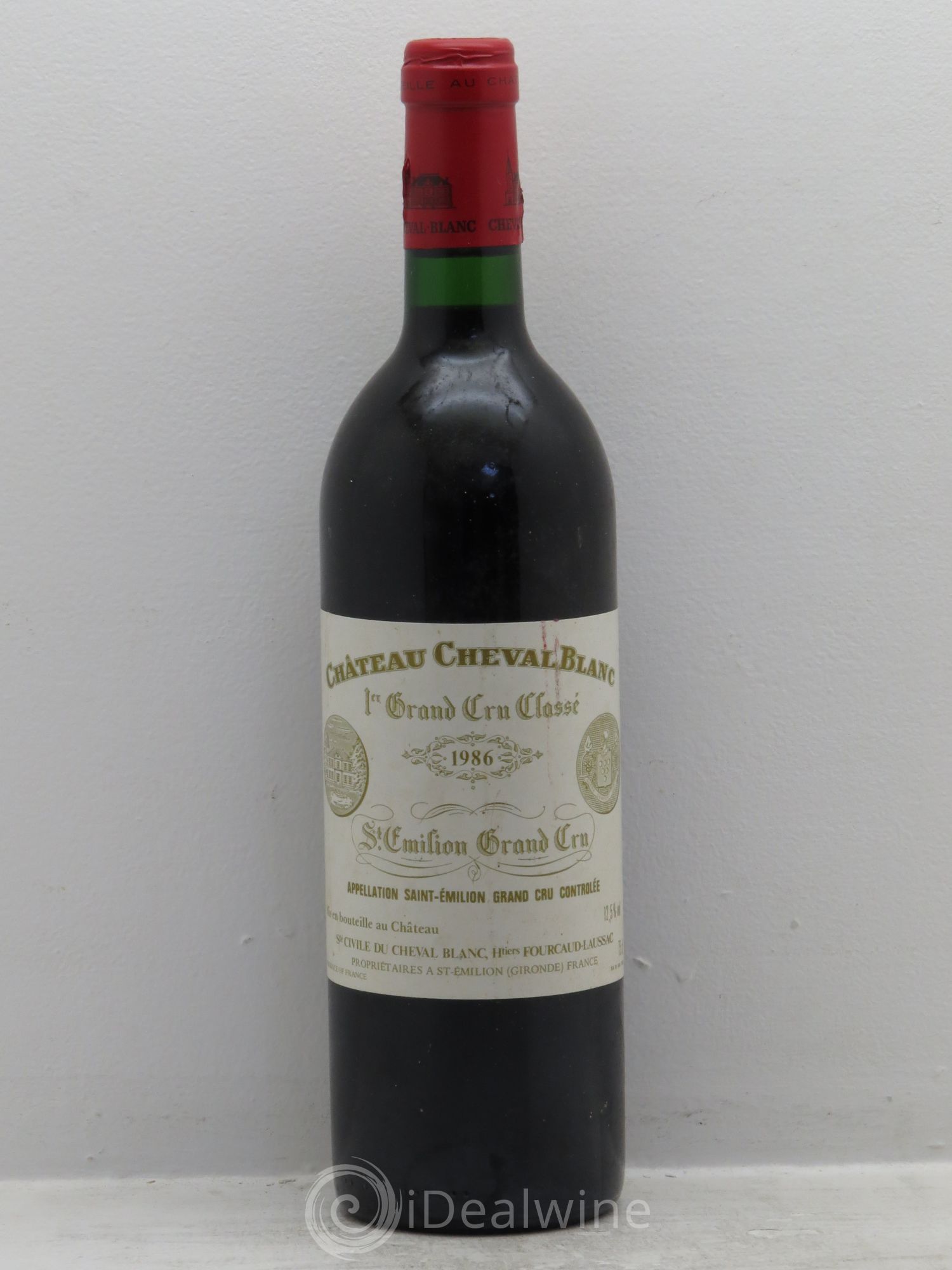 Château Cheval Blanc 1er Grand Cru Classé A 1986 - Lot de 1 bouteille - 0
