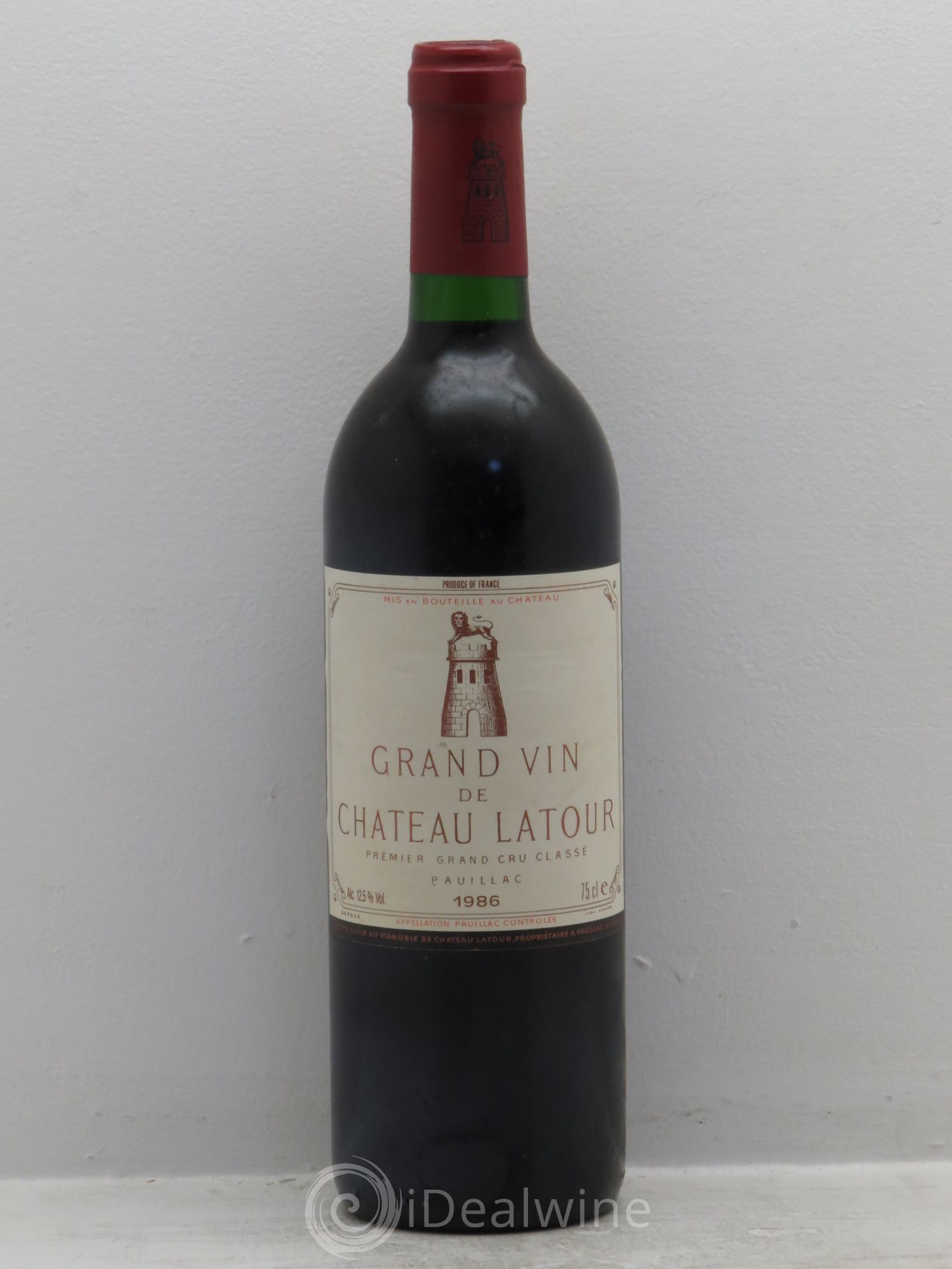 Château Latour 1er Grand Cru Classé 1986 - Lot de 1 bouteille - 0