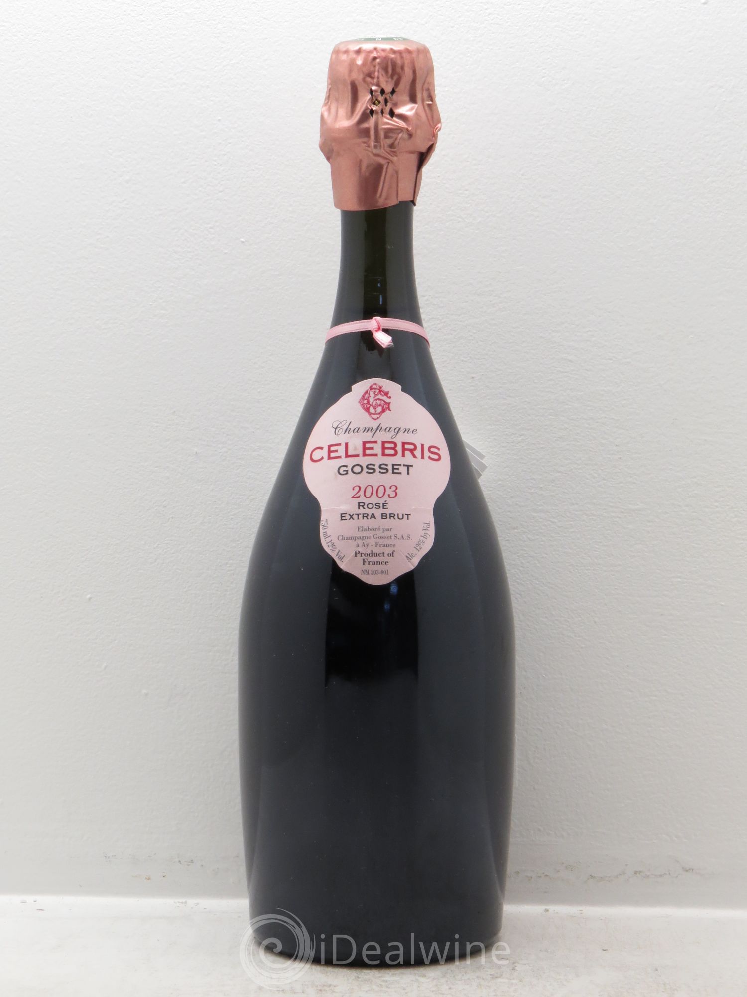 Champagne - Extra brut-Celebris-Gosset 2003 - Lot de 1 bouteille - 0