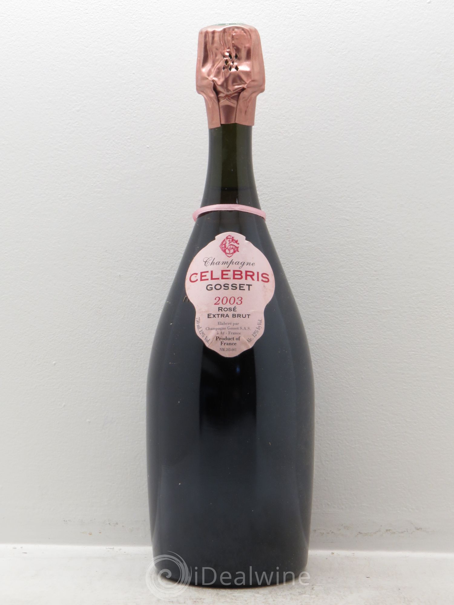 Champagne - Extra brut-Celebris-Gosset 2003 - Lot de 1 bouteille - 0