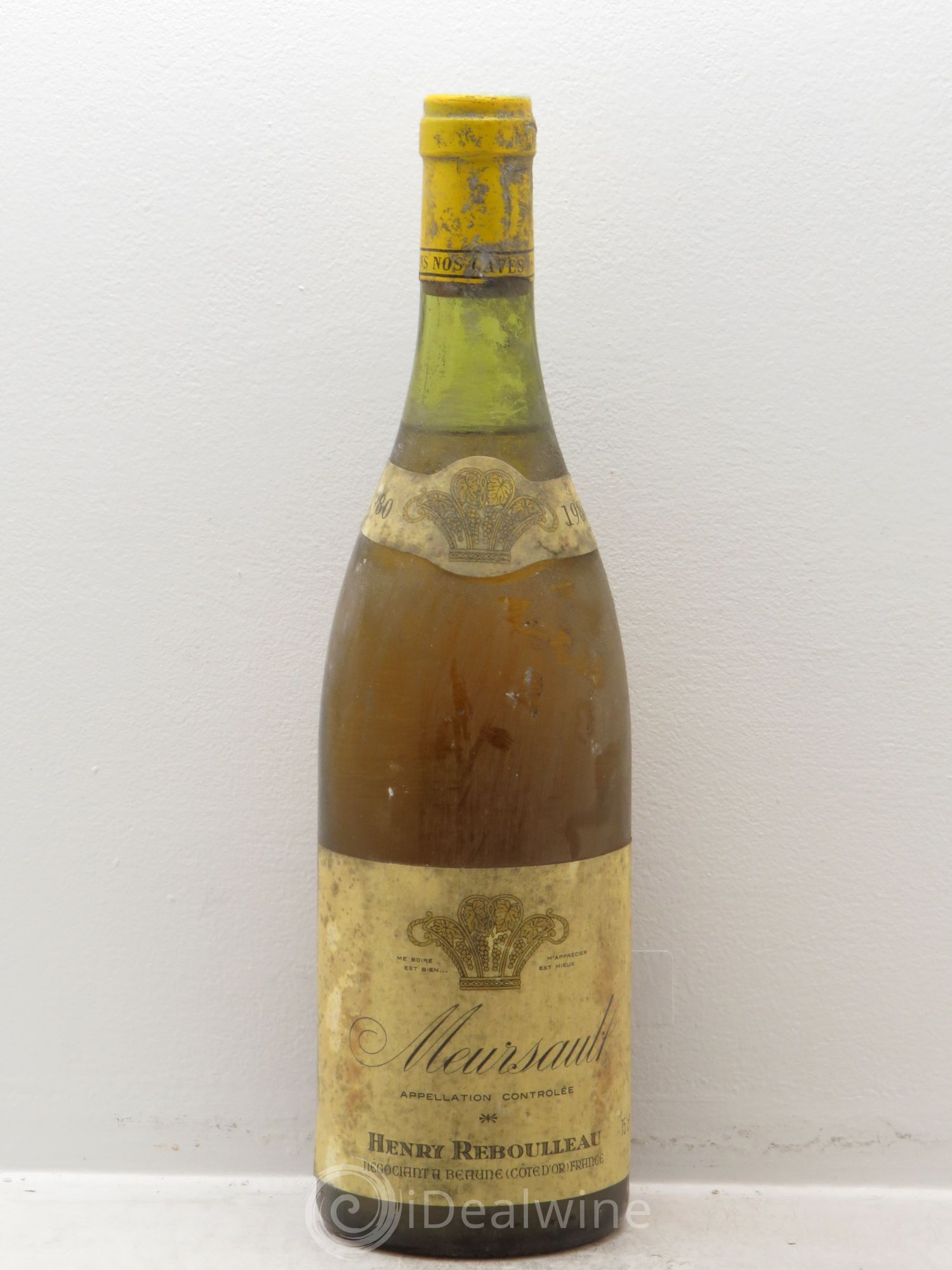 Meursault Reboulleau 1980 - Lot de 6 bouteilles - 0