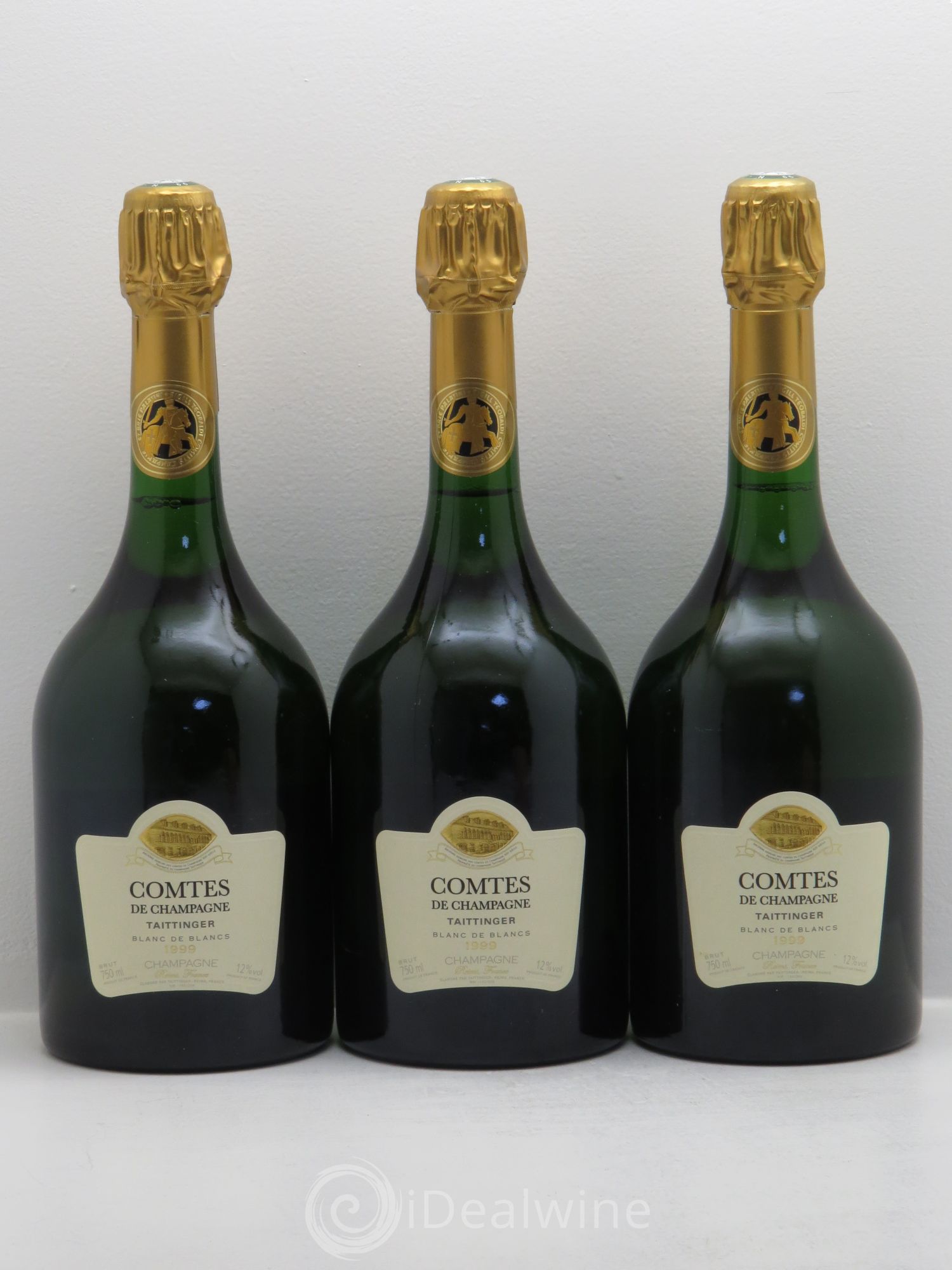 Comtes de Champagne Taittinger 1999 - Lot de 3 bouteilles - 0