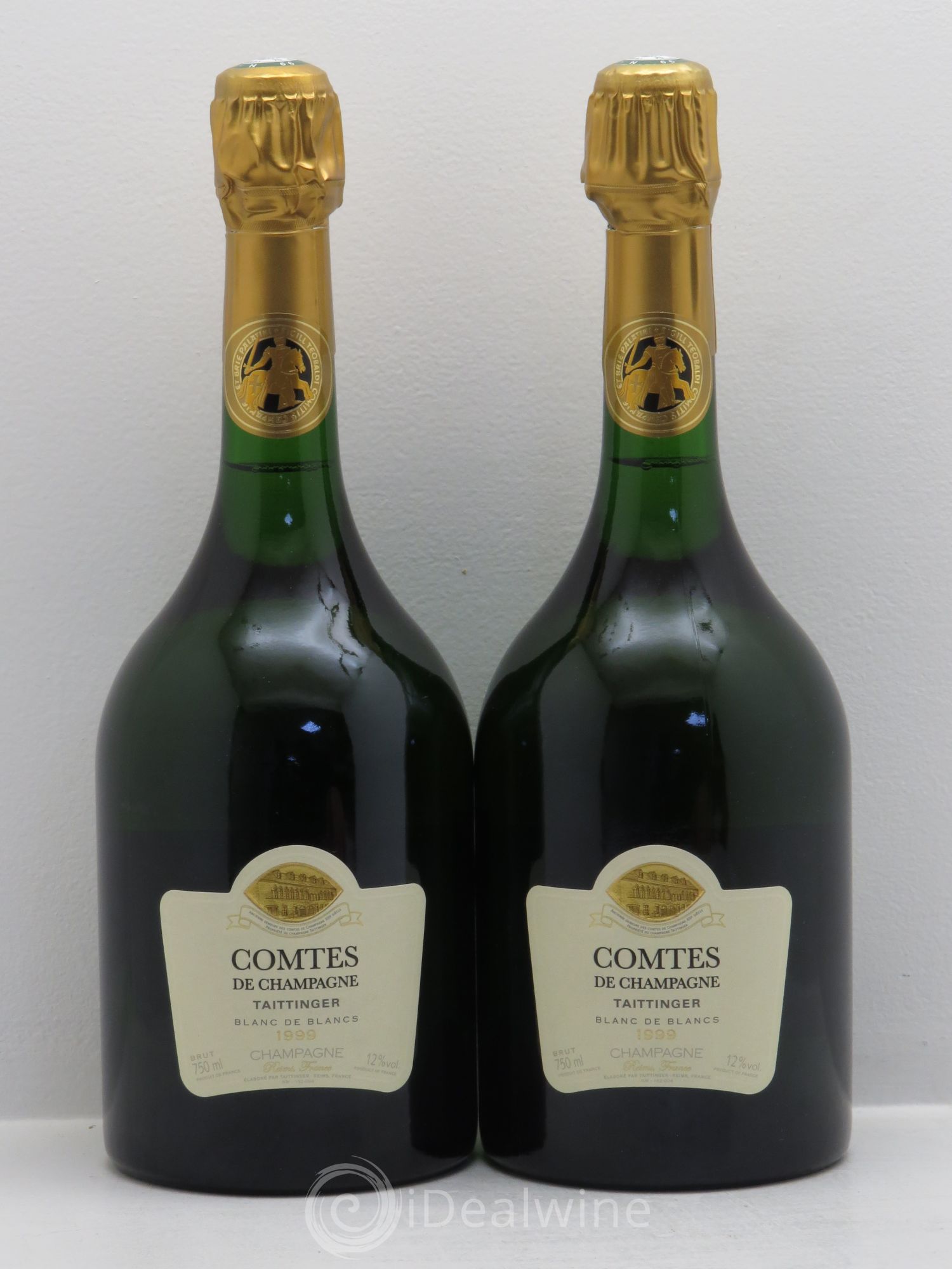 Comtes de Champagne Taittinger 1999 - Lot de 2 bouteilles - 0