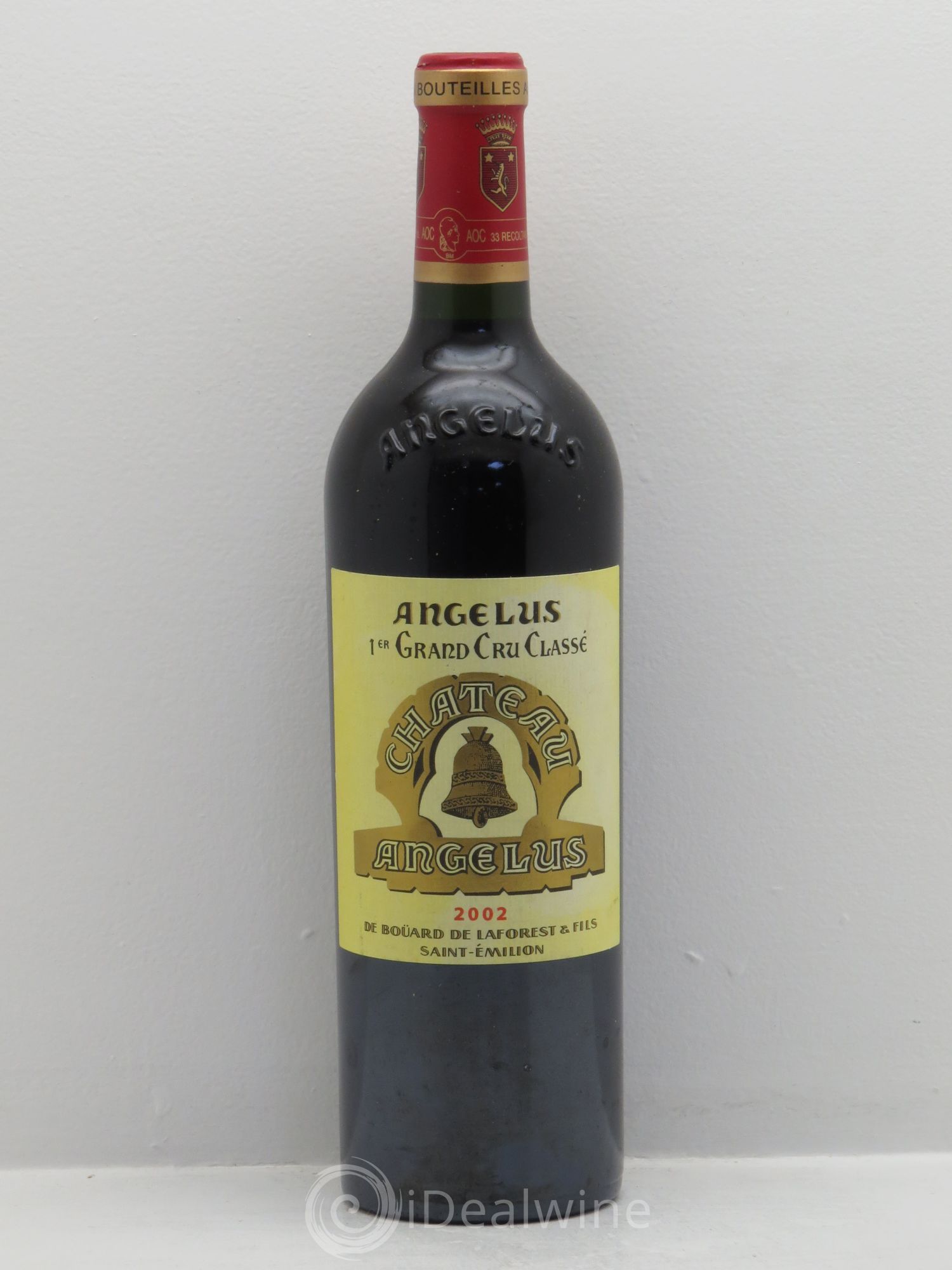 Château Angélus 1er Grand Cru Classé A 2002 - Lot de 1 bouteille - 0