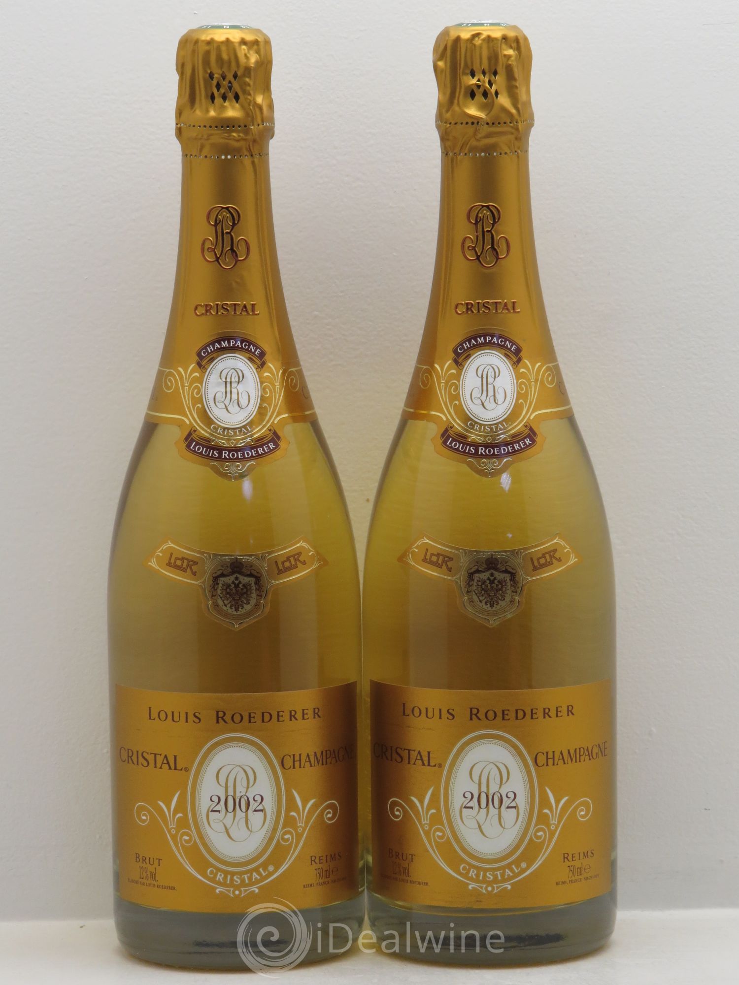 Cristal Louis Roederer 2002 - Lot de 2 bouteilles - 0