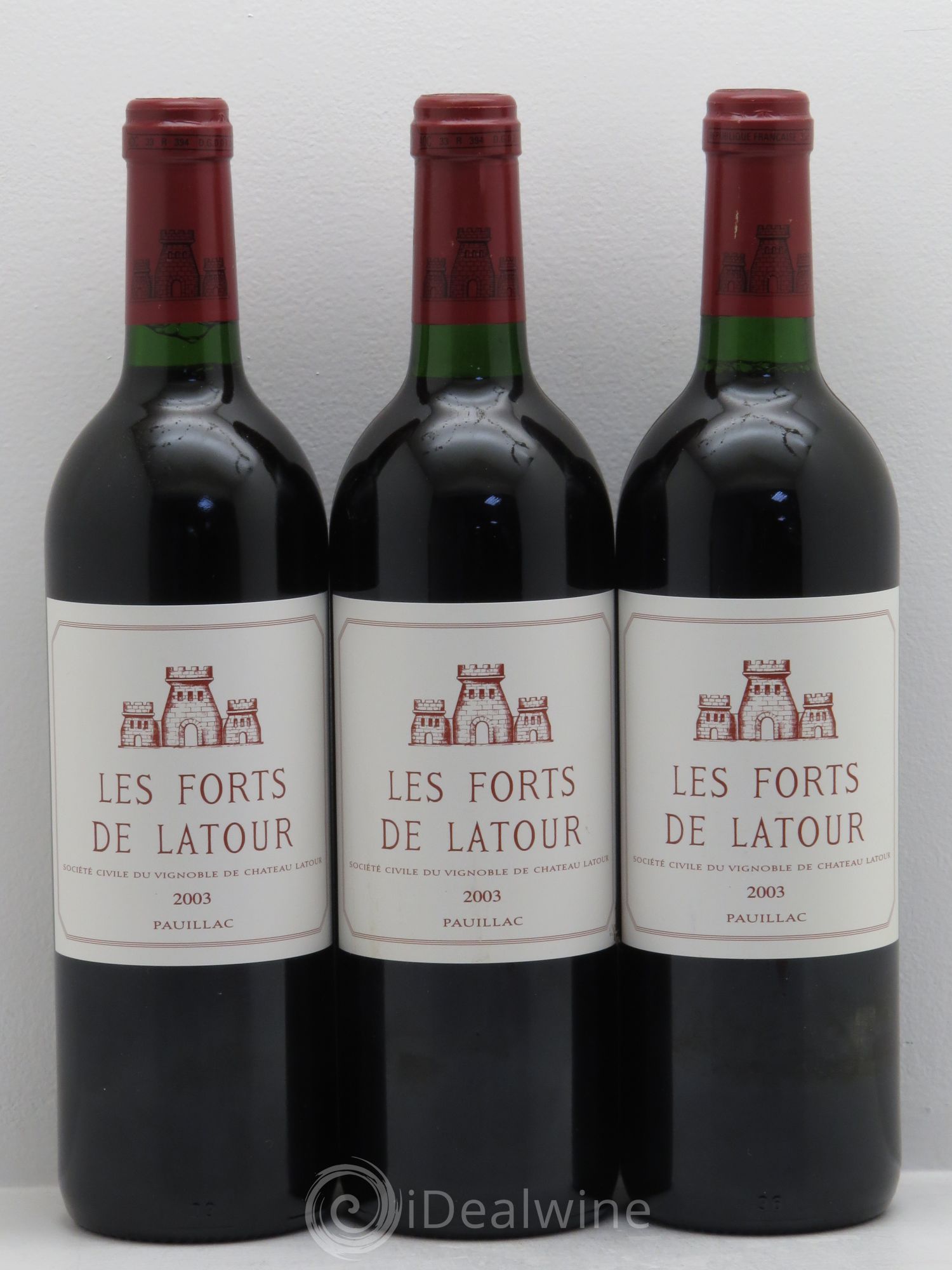 Les Forts de Latour Second Vin 2004 - Lot de 3 bouteilles - 0
