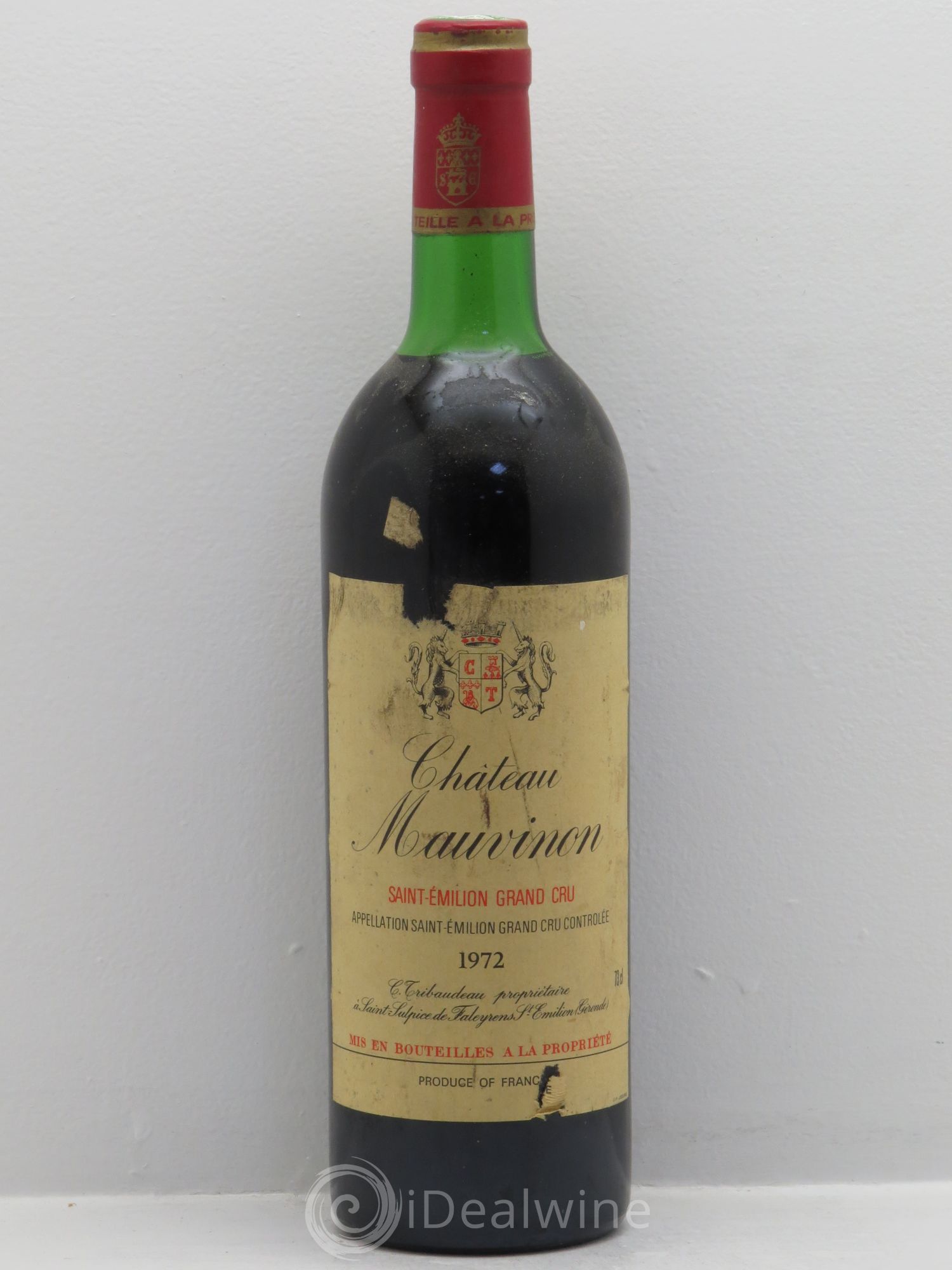 Saint-Émilion Mauvinon 1972 - Lot de 1 bouteille - 0