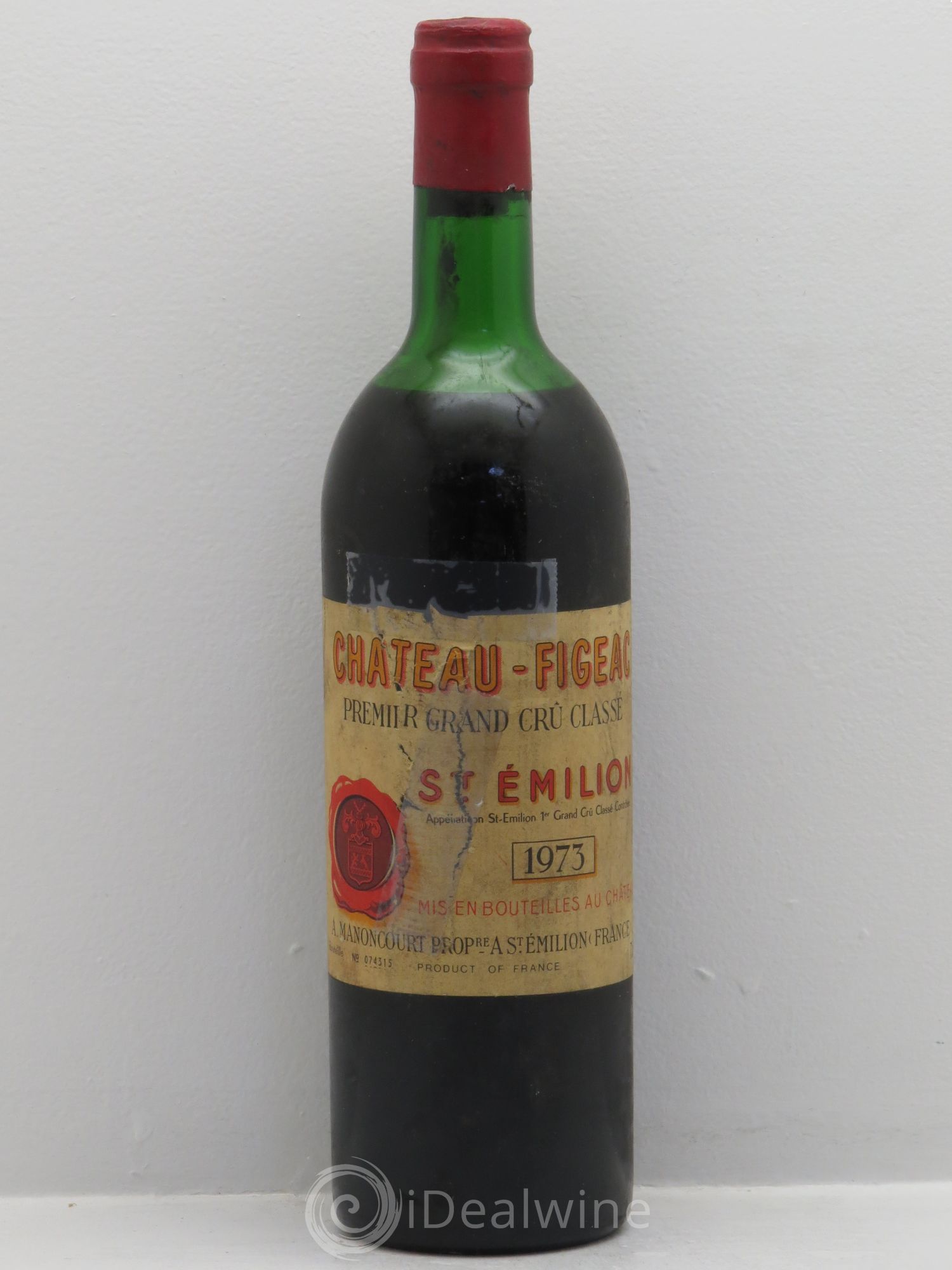 Château Figeac 1er Grand Cru Classé A 1973 - Lot de 1 bouteille - 0